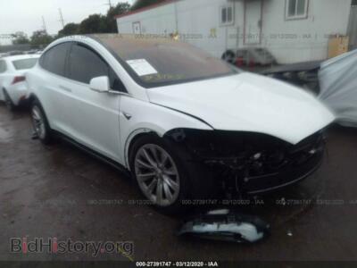 2019 Tesla MODEL X, white — VIN 5YJXCDE28KF184406, IAAI