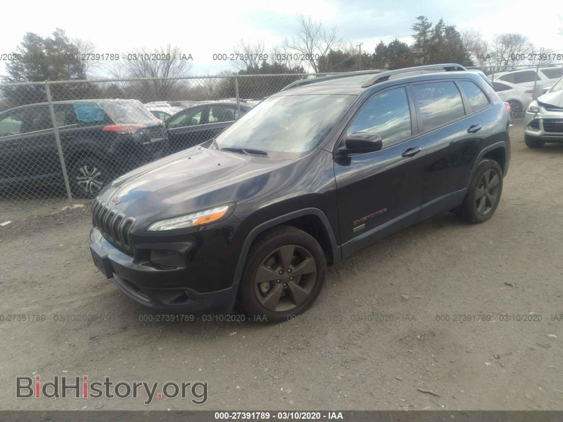 2016 JEEP CHEROKEE - VIN: 1C4PJLCS5GW287403 - Фото 2