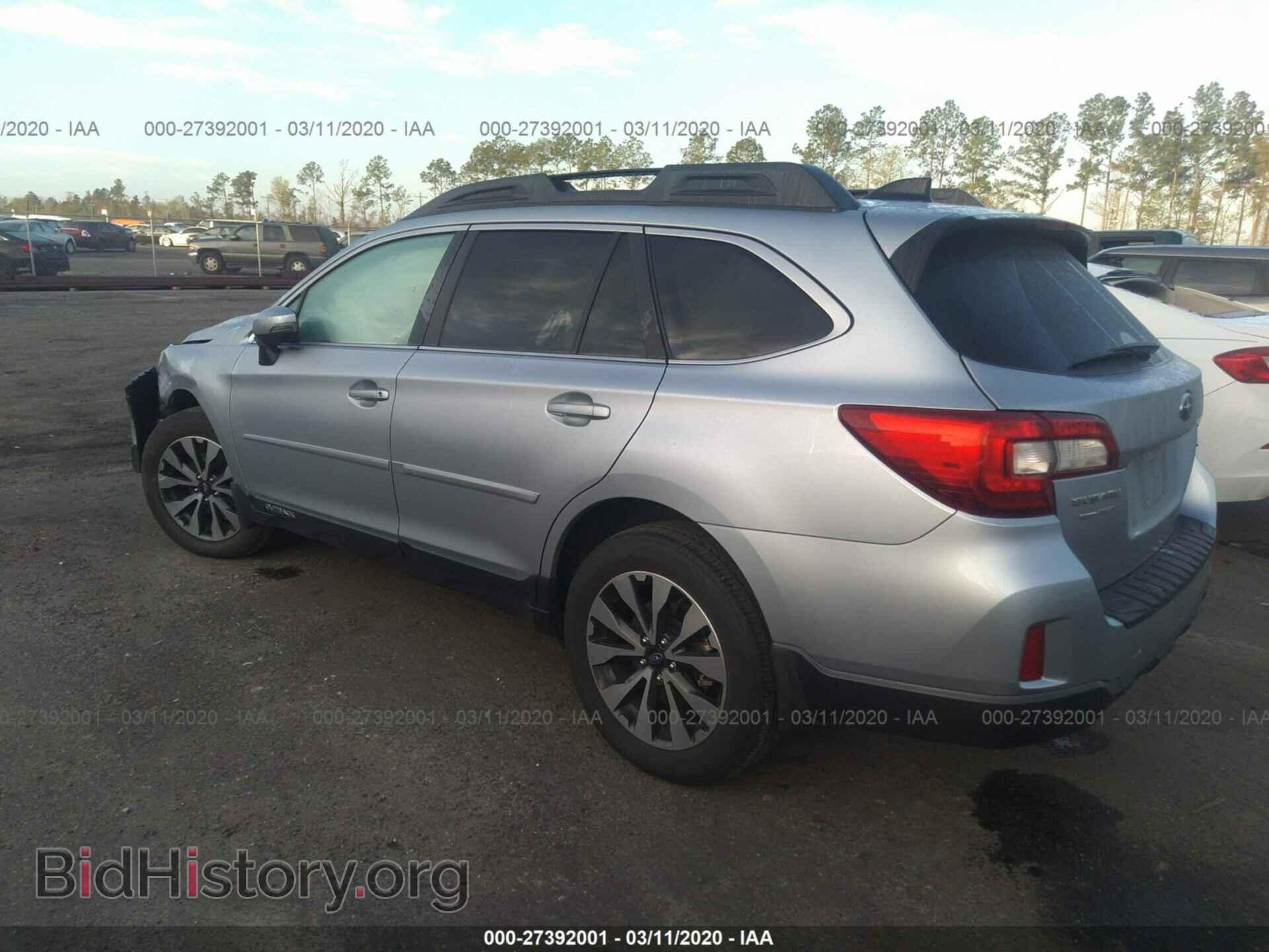 2016 SUBARU OUTBACK - VIN: 4S4BSBNC8G3287688 - Фото 3