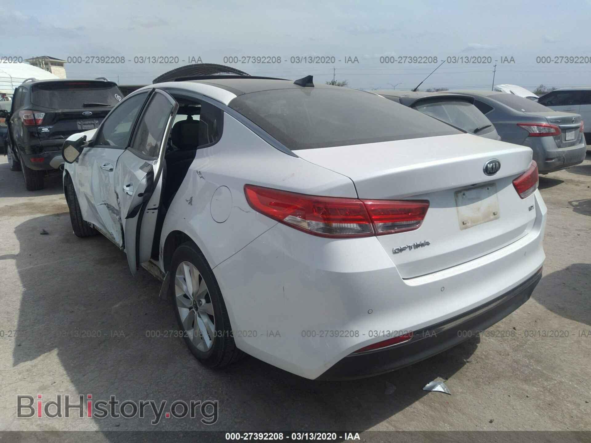 2016 KIA OPTIMA - VIN: 5XXGU4L30GG027174 - Фото 3