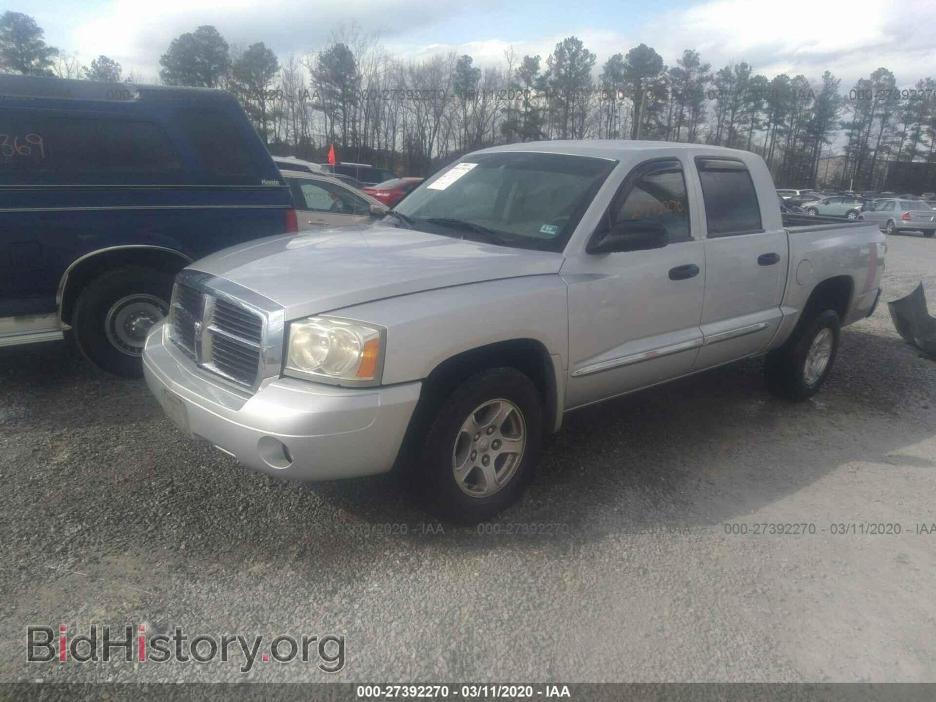 2006 DODGE DAKOTA - VIN: 1D7HE48K16S505694 - Фото 2