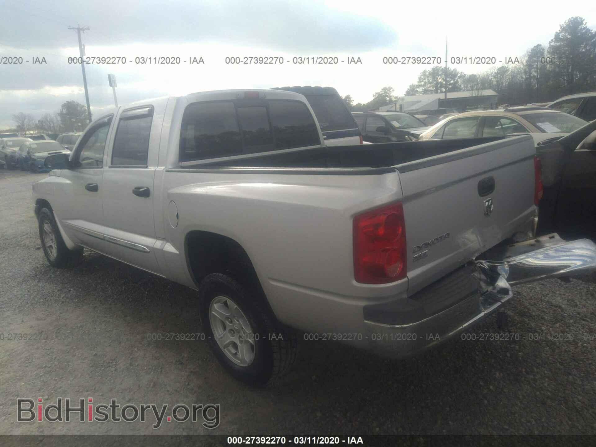 2006 DODGE DAKOTA - VIN: 1D7HE48K16S505694 - Фото 3