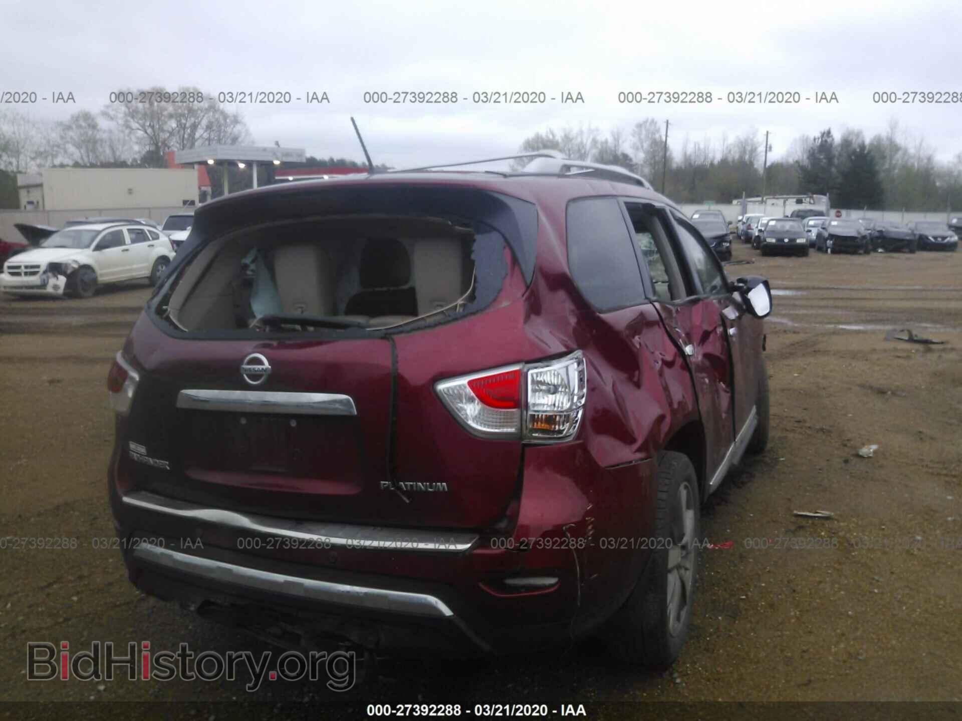 2014 NISSAN PATHFINDER - VIN: 5N1AR2MN1EC689480 - Фото 4