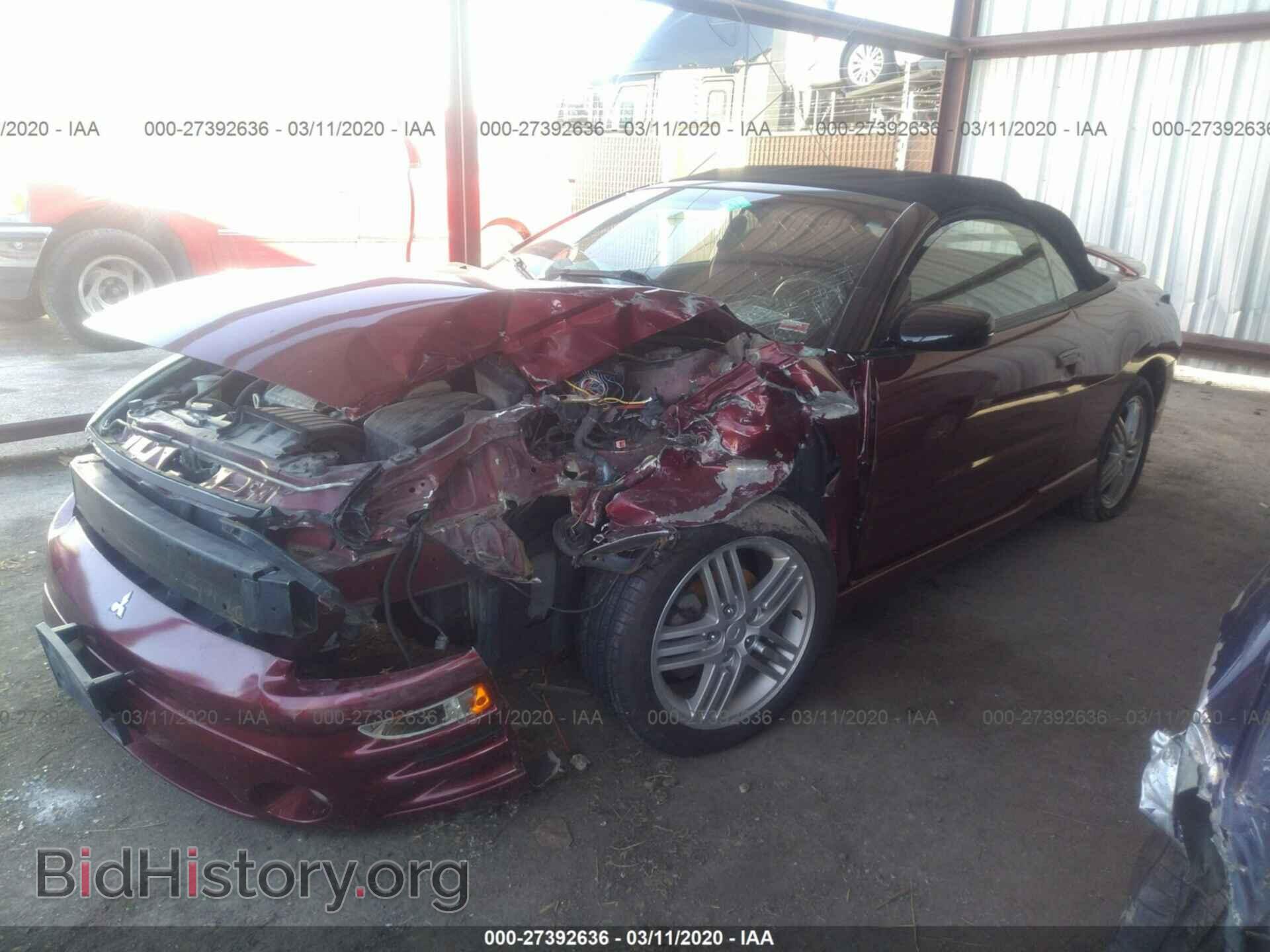 2004 MITSUBISHI ECLIPSE - VIN: 4A3AE55H84E094877 - Фото 2