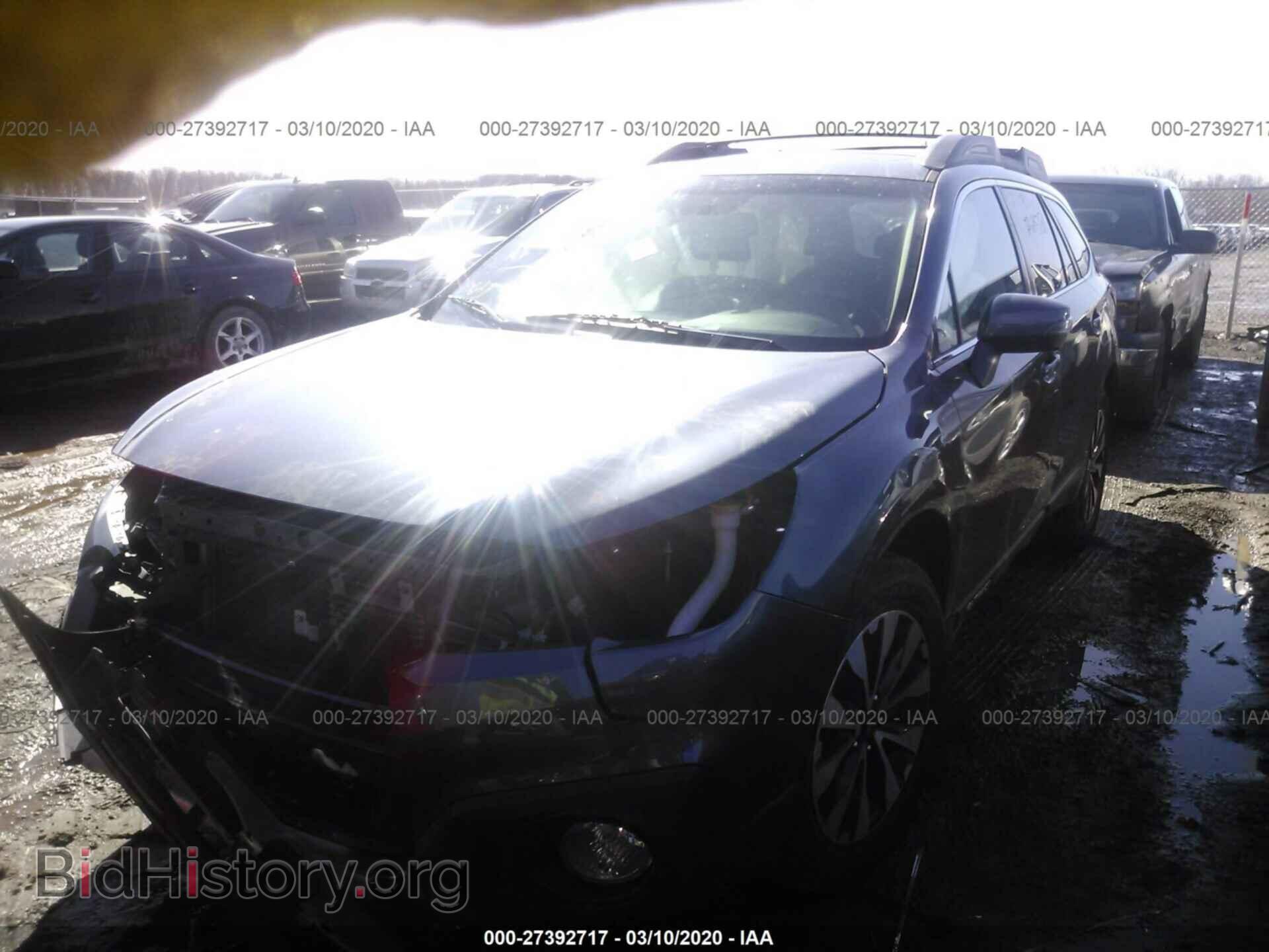 2016 SUBARU OUTBACK - VIN: 4S4BSBNC8G3284368 - Фото 2
