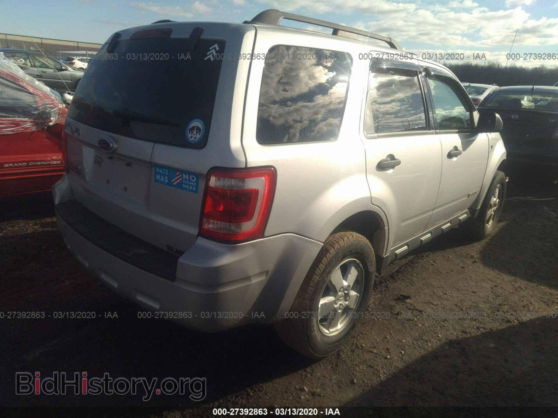 2008 FORD ESCAPE - VIN: 1FMCU03138KE81198 - Фото 4