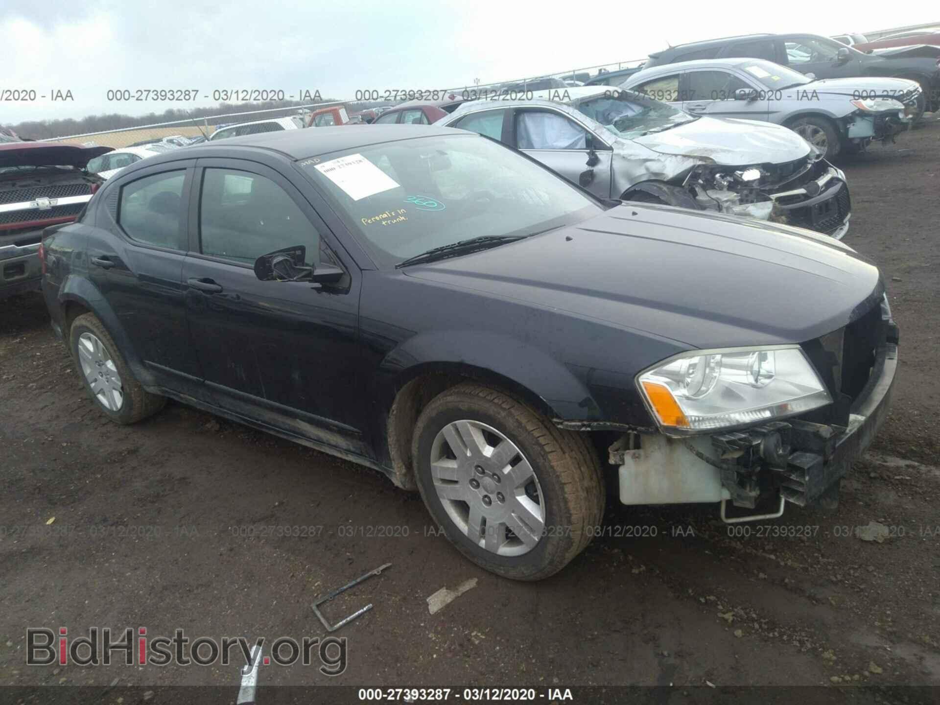 Фотография 1B3BD4FB6BN522989 - DODGE AVENGER 2011