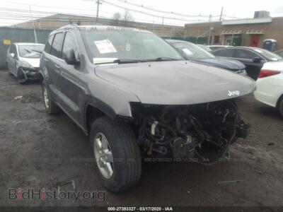 2012 Jeep GRAND CHEROKEE Laredo, серый — VIN 1C4RJFAG1CC119018, IAAI