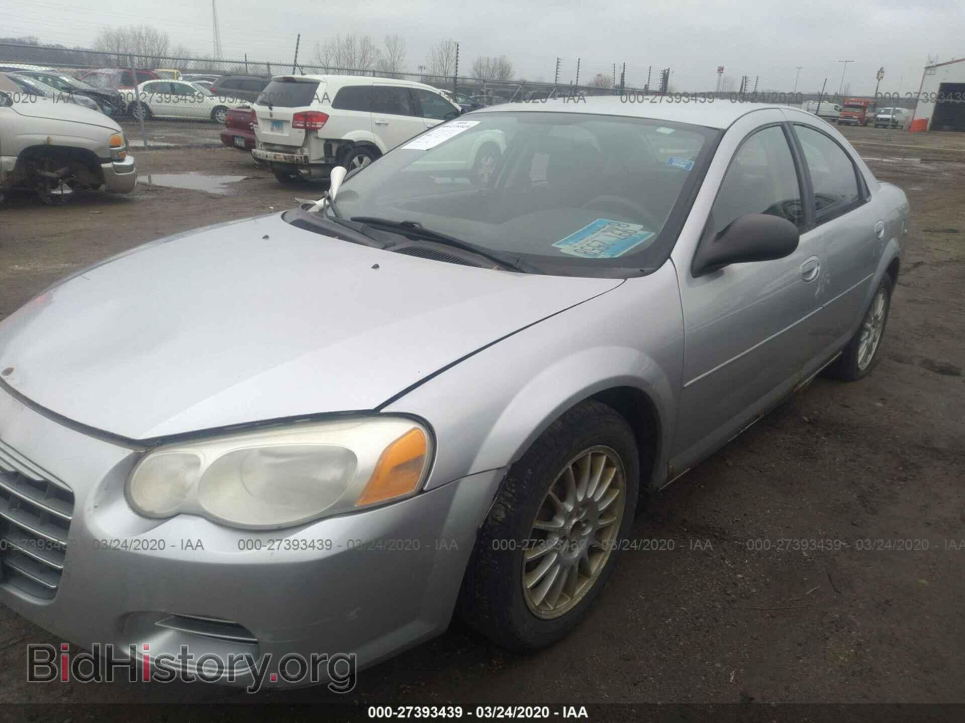 2004 CHRYSLER SEBRING - VIN: 1C3EL46X84N101034 - Фото 2