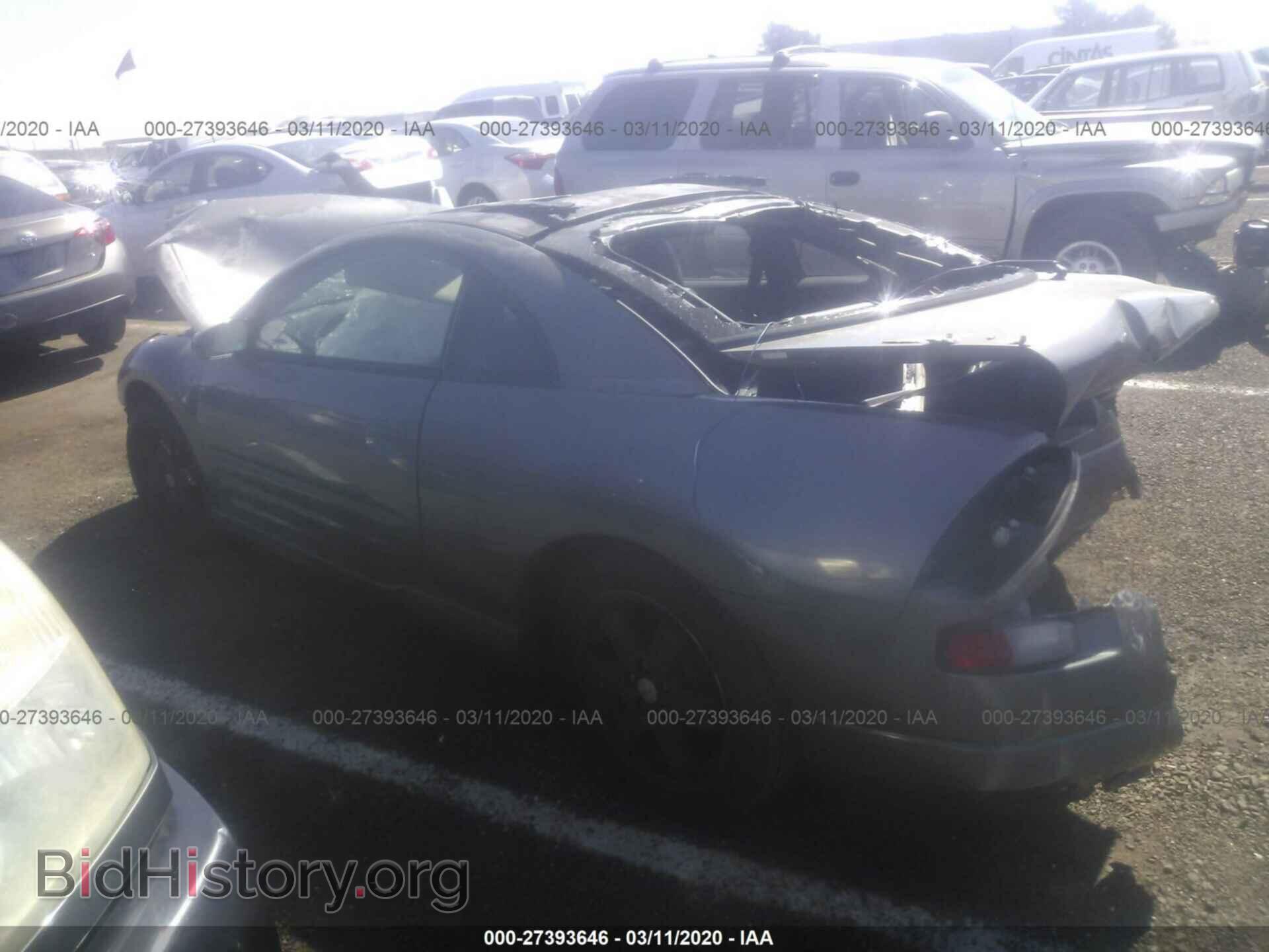 2002 MITSUBISHI ECLIPSE - VIN: 4A3AC54H52E037217 - Фото 3