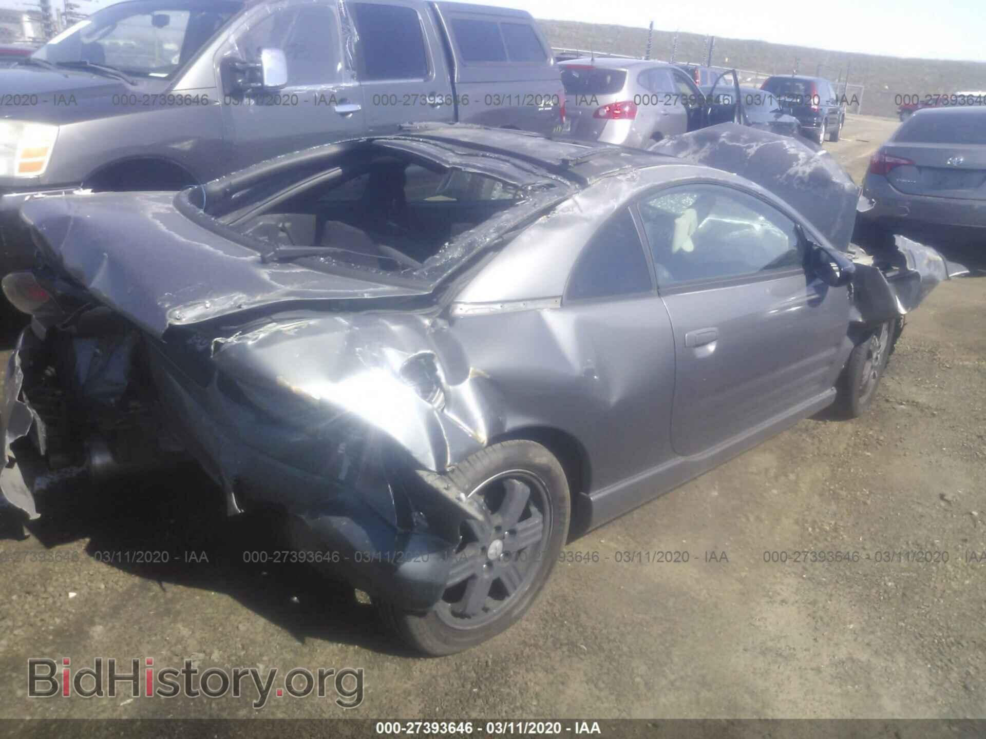 2002 MITSUBISHI ECLIPSE - VIN: 4A3AC54H52E037217 - Фото 4