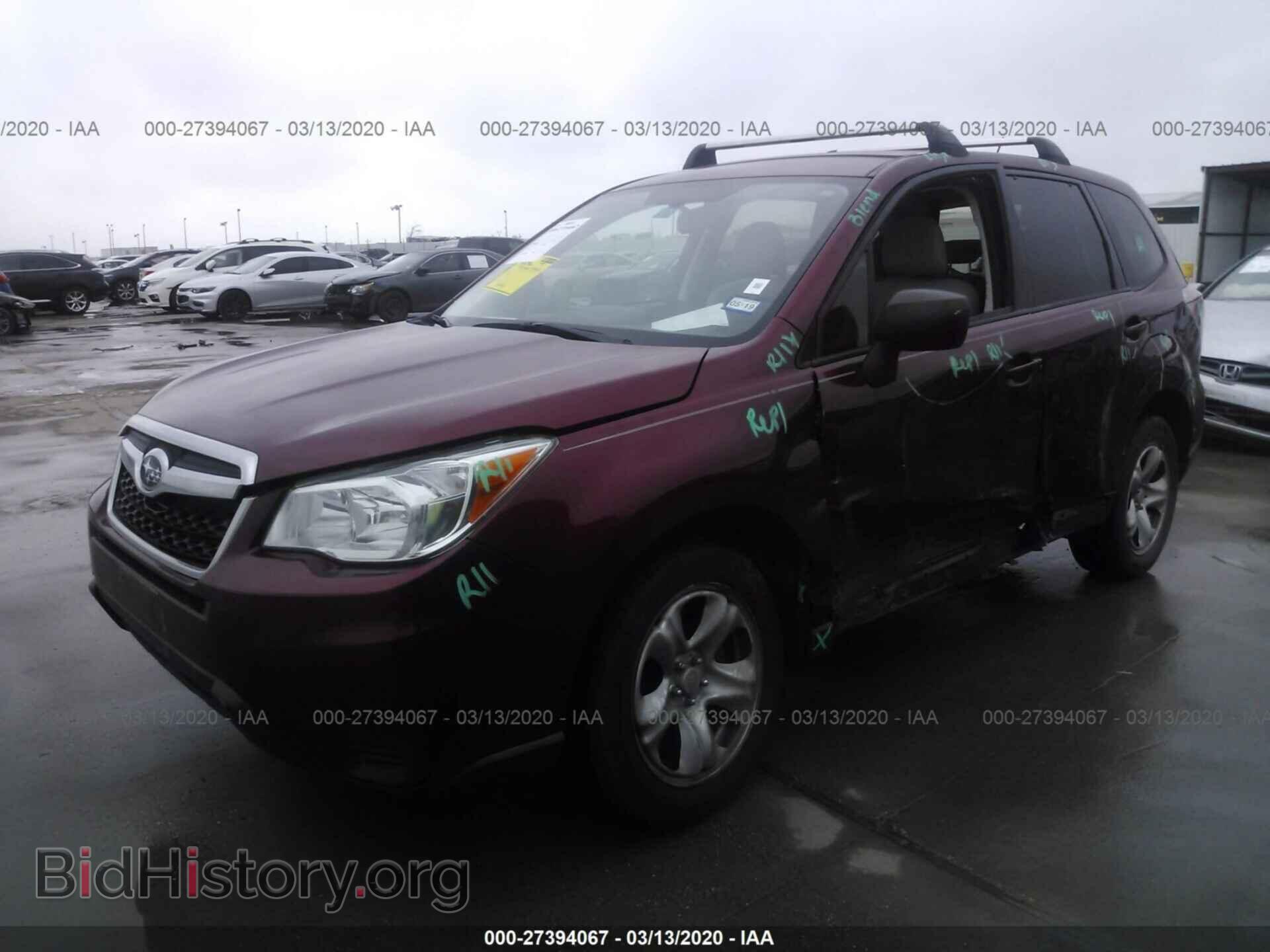 2014 SUBARU FORESTER - VIN: JF2SJAAC4EH436025 - Photo 2