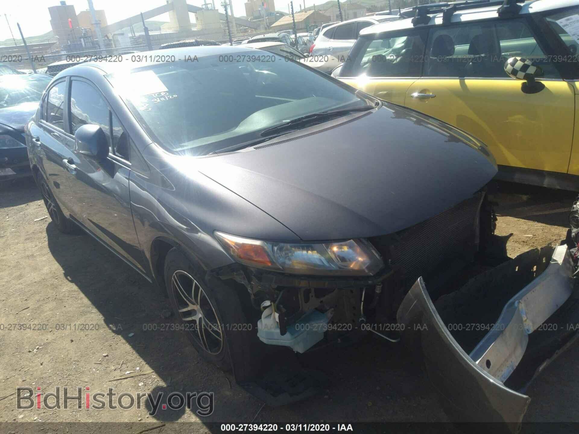 Фотография 2HGFB2F54CH607801 - HONDA CIVIC 2012