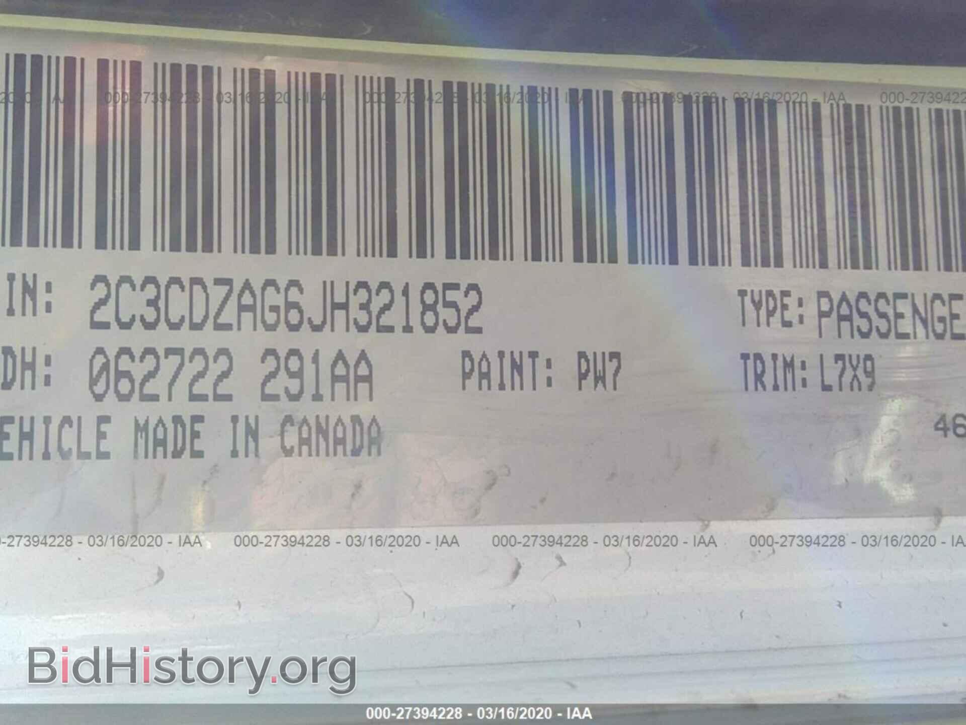 2018 DODGE CHALLENGER - VIN: 2C3CDZAG6JH321852 - Фото 9