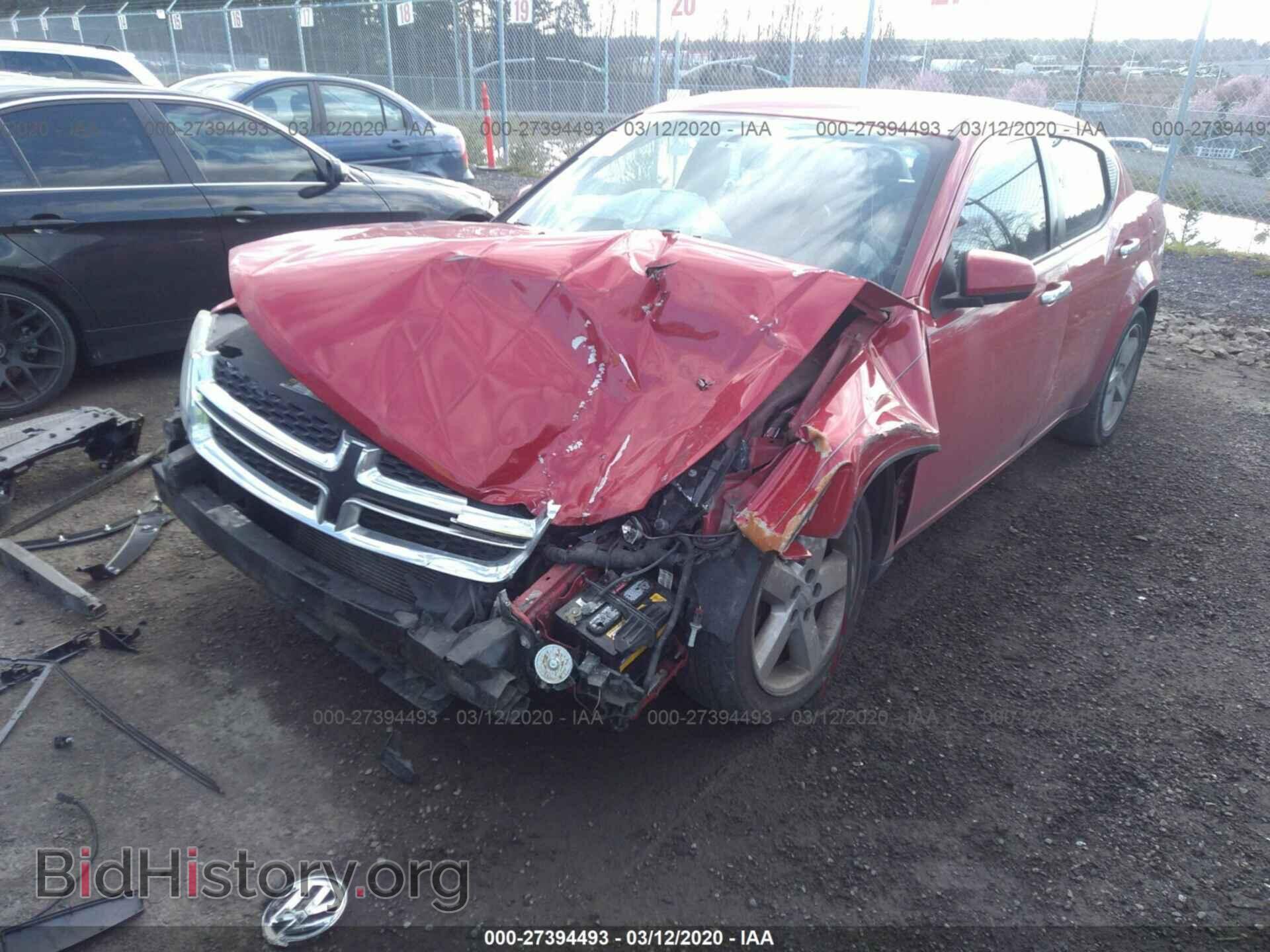 2011 DODGE AVENGER - VIN: 1B3BD2FGXBN528813 - Фото 2