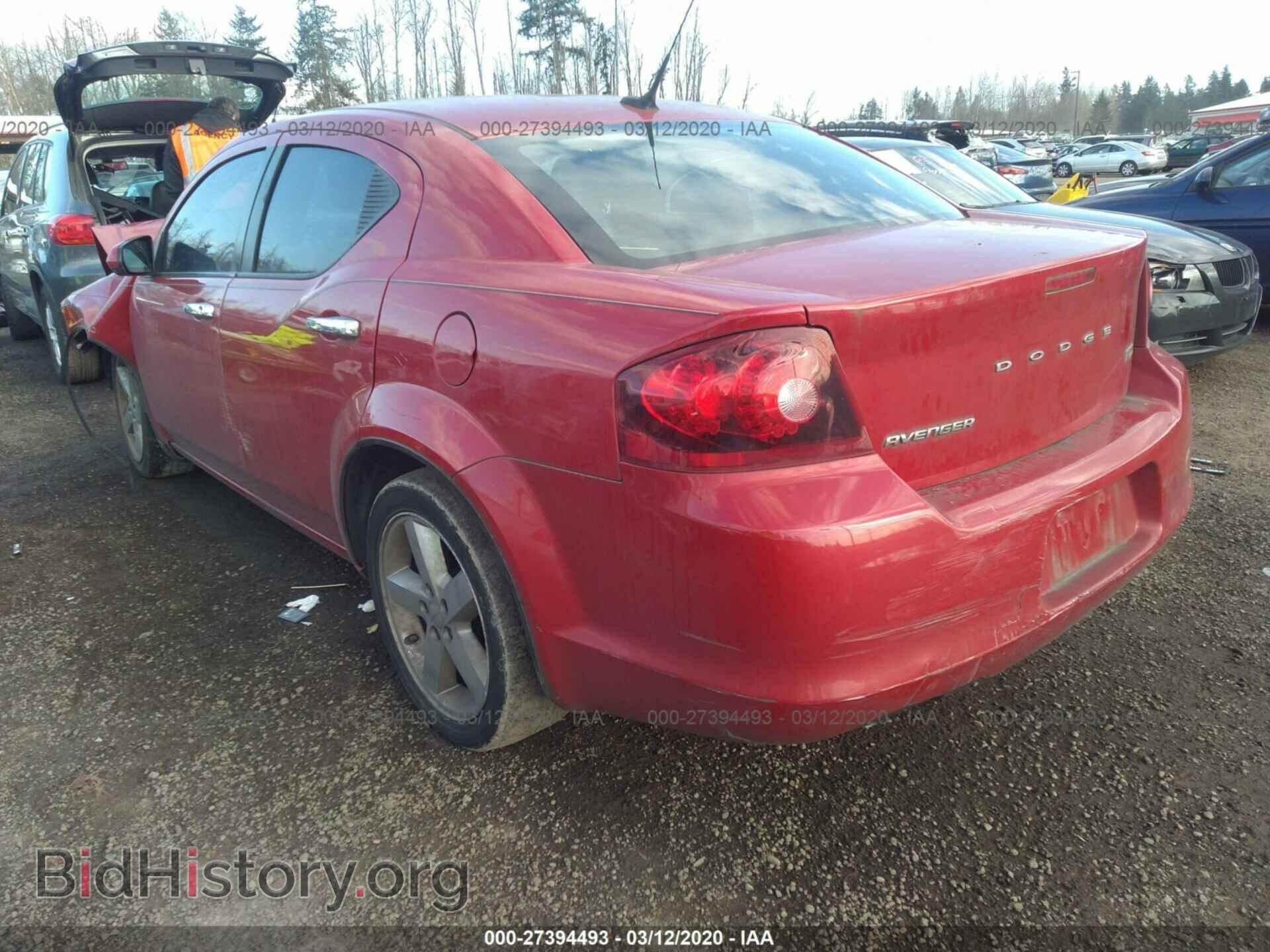2011 DODGE AVENGER - VIN: 1B3BD2FGXBN528813 - Фото 3