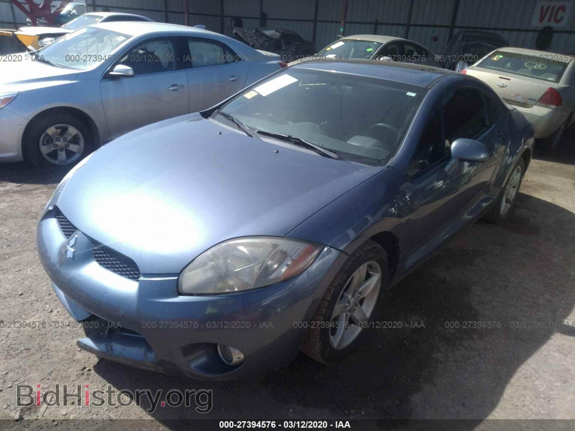 2007 MITSUBISHI ECLIPSE - VIN: 4A3AK24FX7E019920 - Фото 2