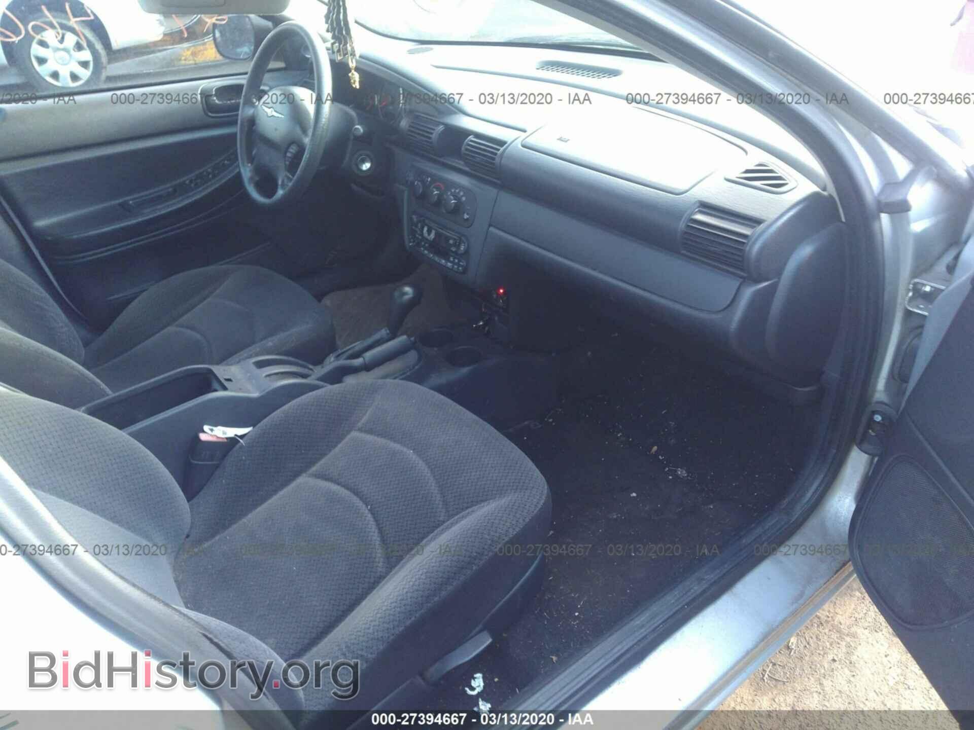 2005 CHRYSLER SEBRING - VIN: 1C3EL46X25N678532 - Фото 5