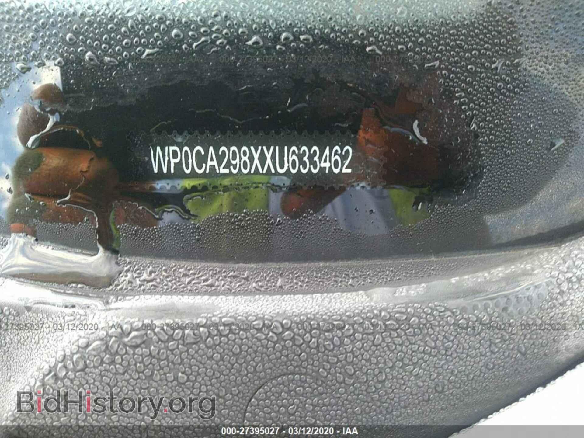1999 PORSCHE BOXSTER - VIN: WP0CA298XXU633462 - Фото 8