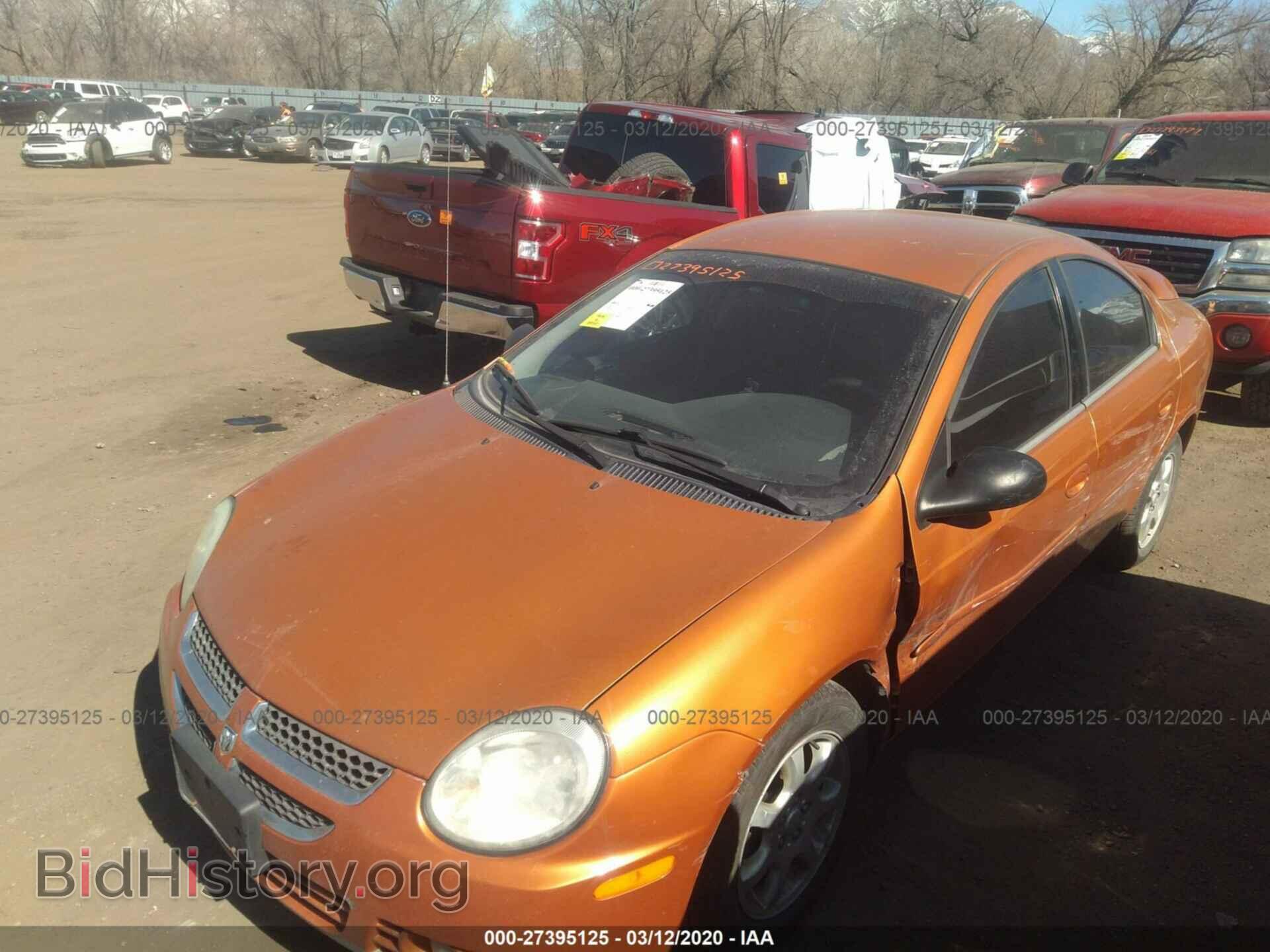 2005 DODGE NEON - VIN: 1B3ES56C05D196358 - Фото 2
