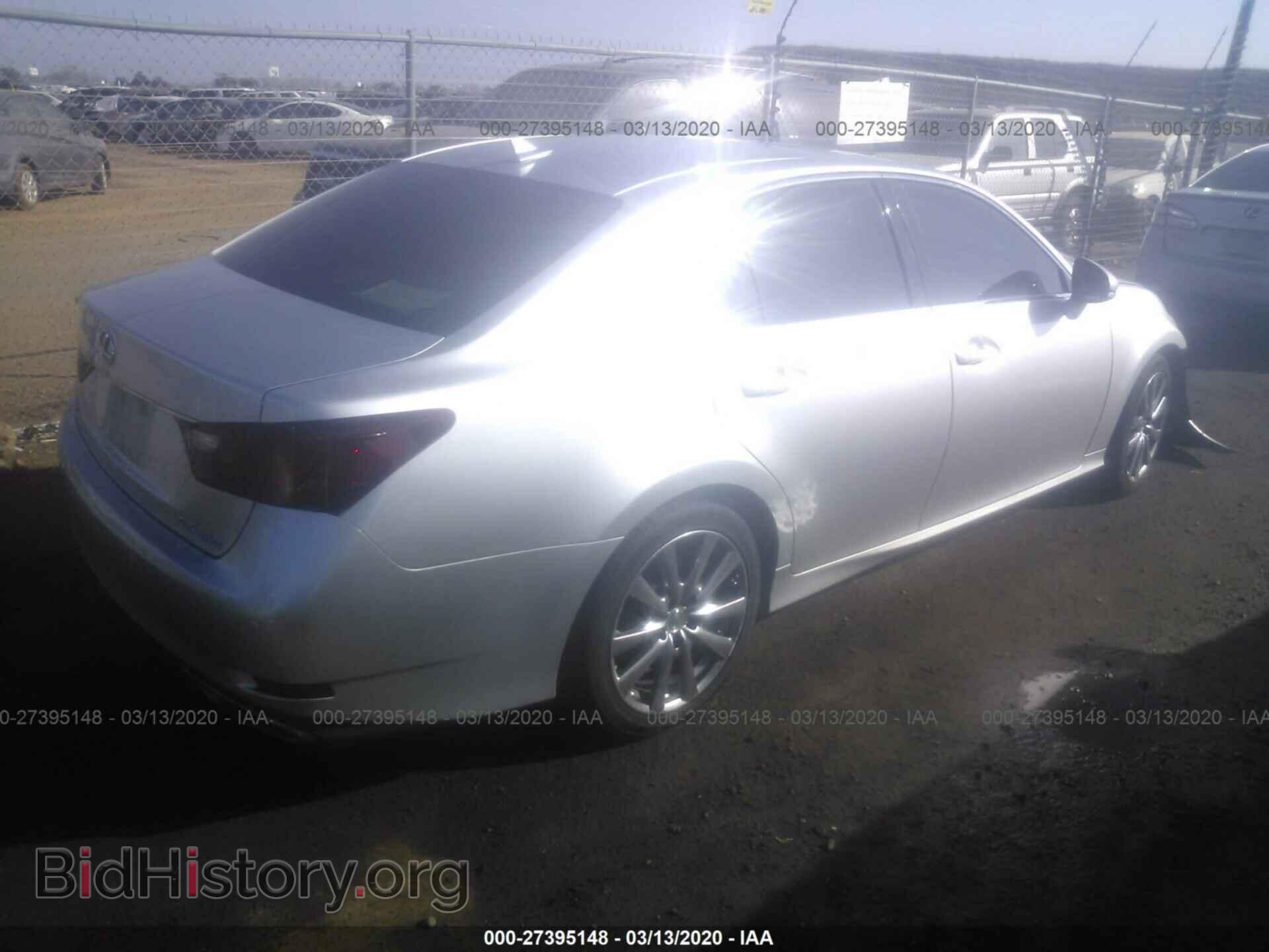 2013 LEXUS GS - VIN: JTHBE1BL6D5011809 - Фото 4