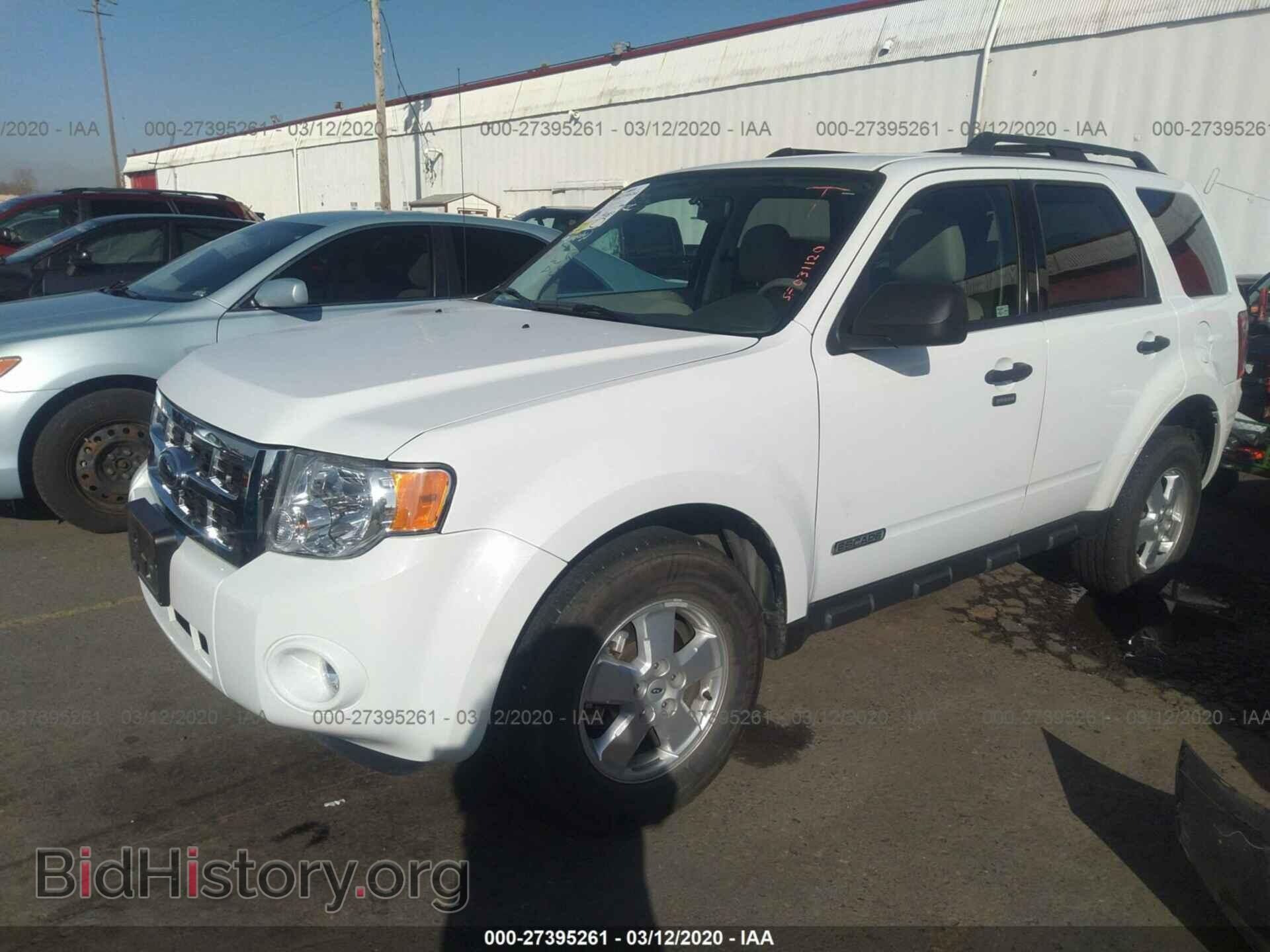 2008 FORD ESCAPE - VIN: 1FMCU03Z38KE12100 - Фото 2