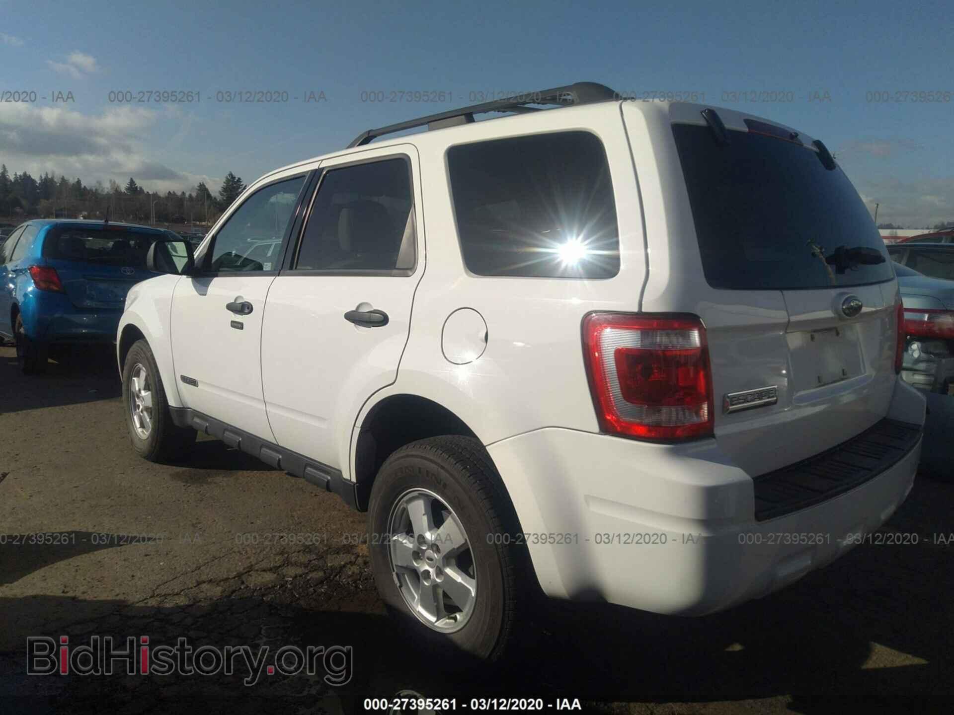 2008 FORD ESCAPE - VIN: 1FMCU03Z38KE12100 - Фото 3