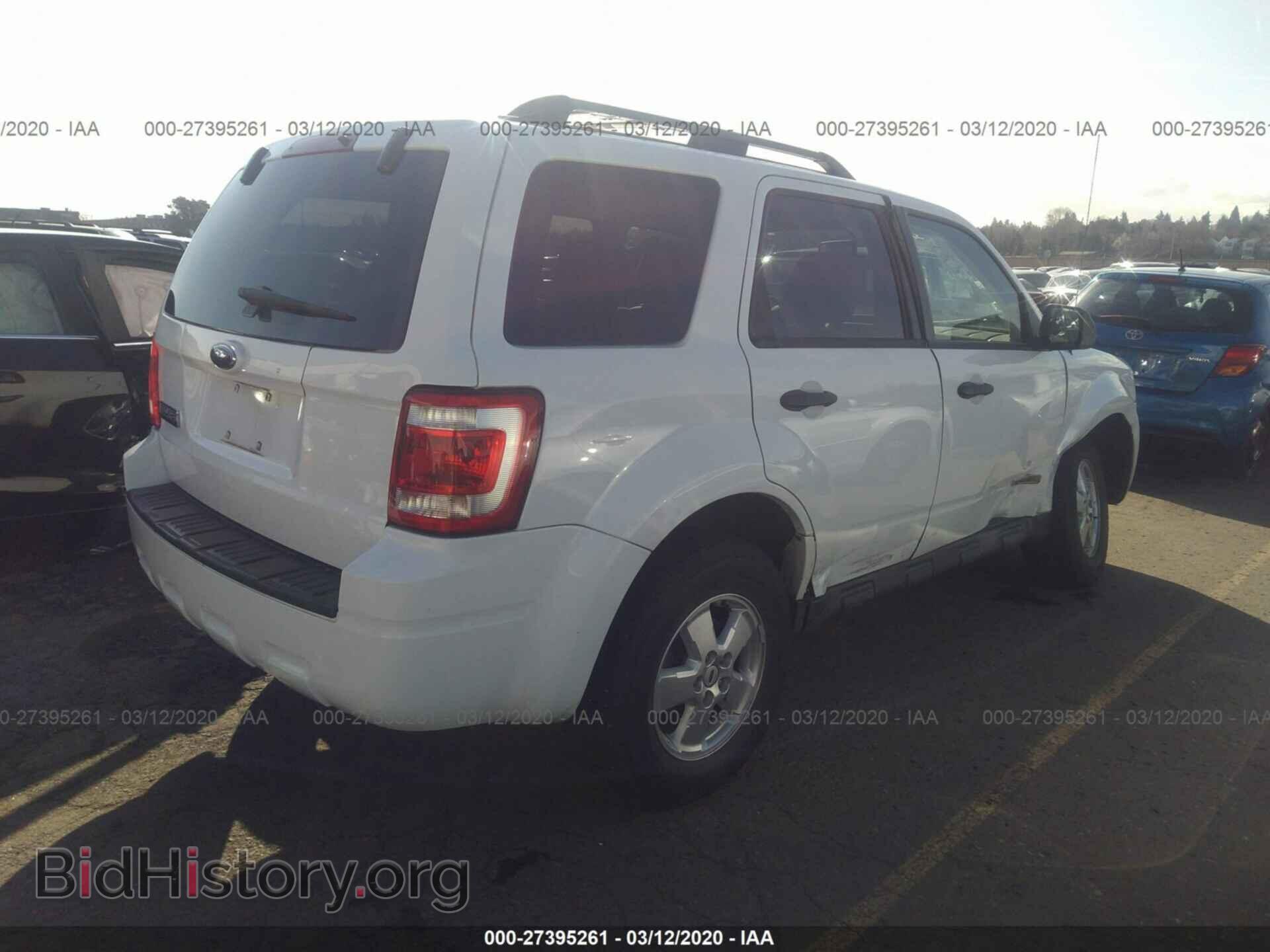 2008 FORD ESCAPE - VIN: 1FMCU03Z38KE12100 - Фото 4