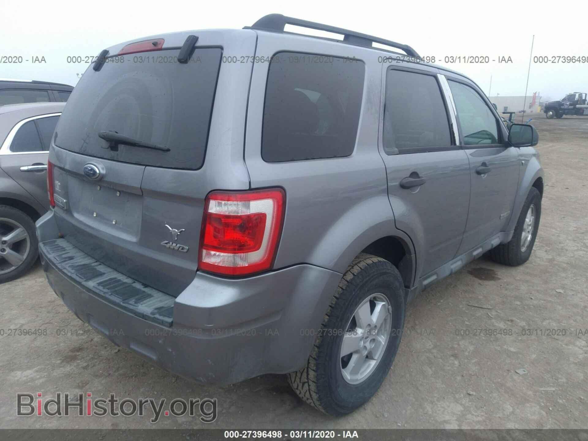 2008 FORD ESCAPE - VIN: 1FMCU93118KA09280 - Фото 4