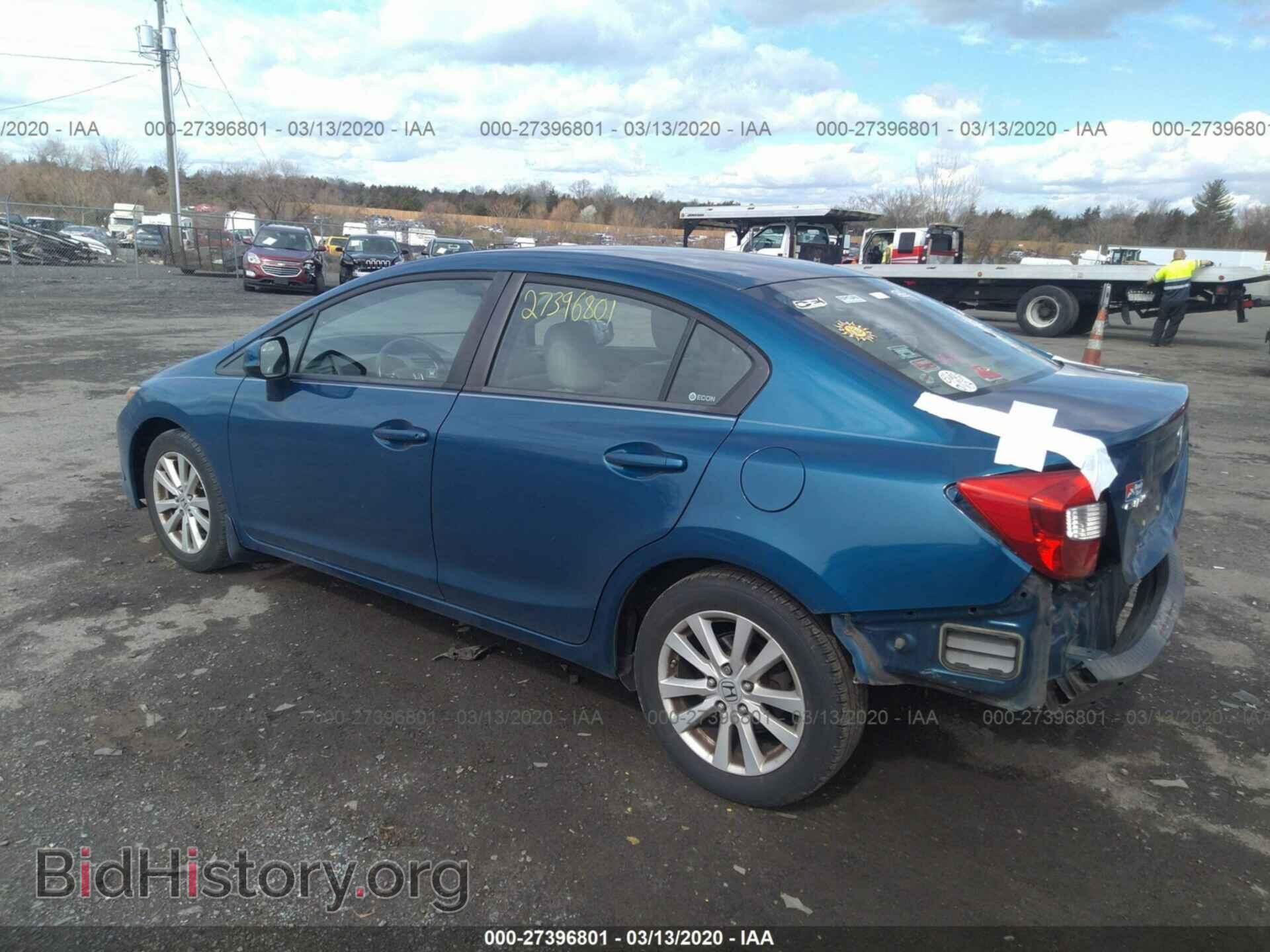 2012 HONDA CIVIC - VIN: 2HGFB2F94CH551376 - Фото 3
