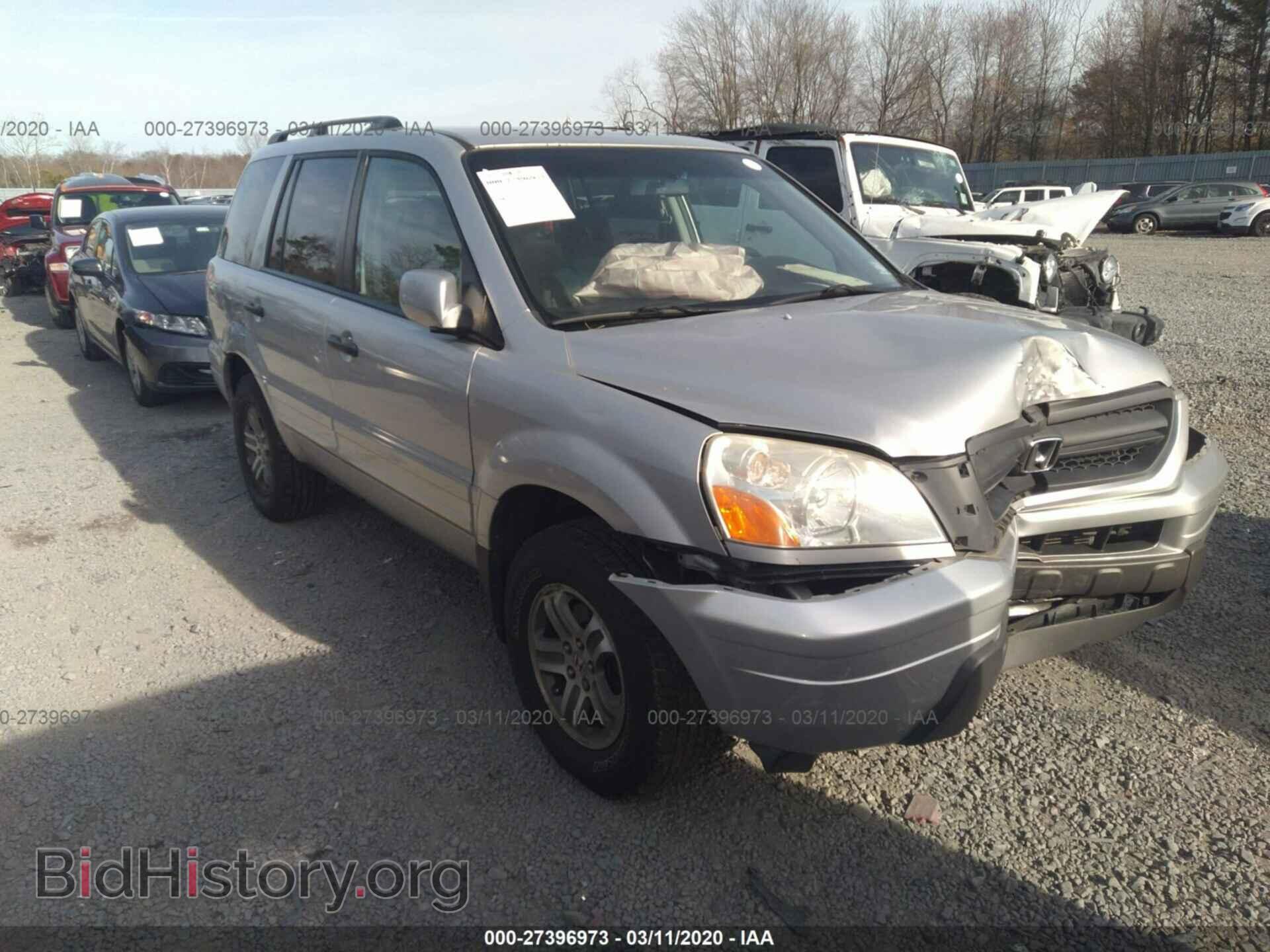 Photo 5FNYF18445B022994 - HONDA PILOT 2005