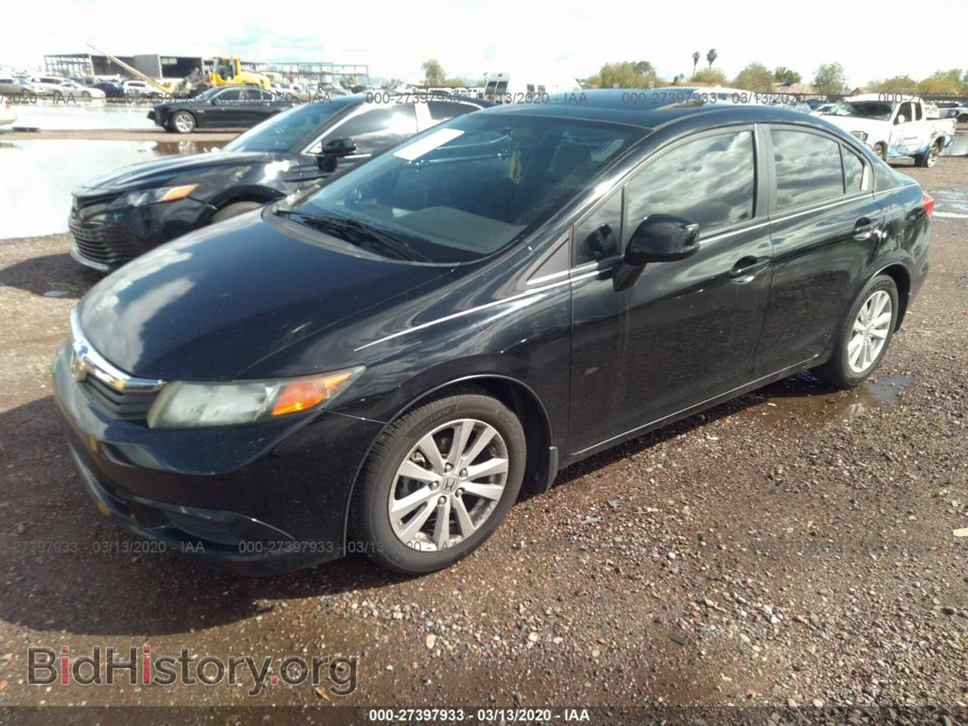 2012 HONDA CIVIC - VIN: 2HGFB2F86CH333771 - Photo 2