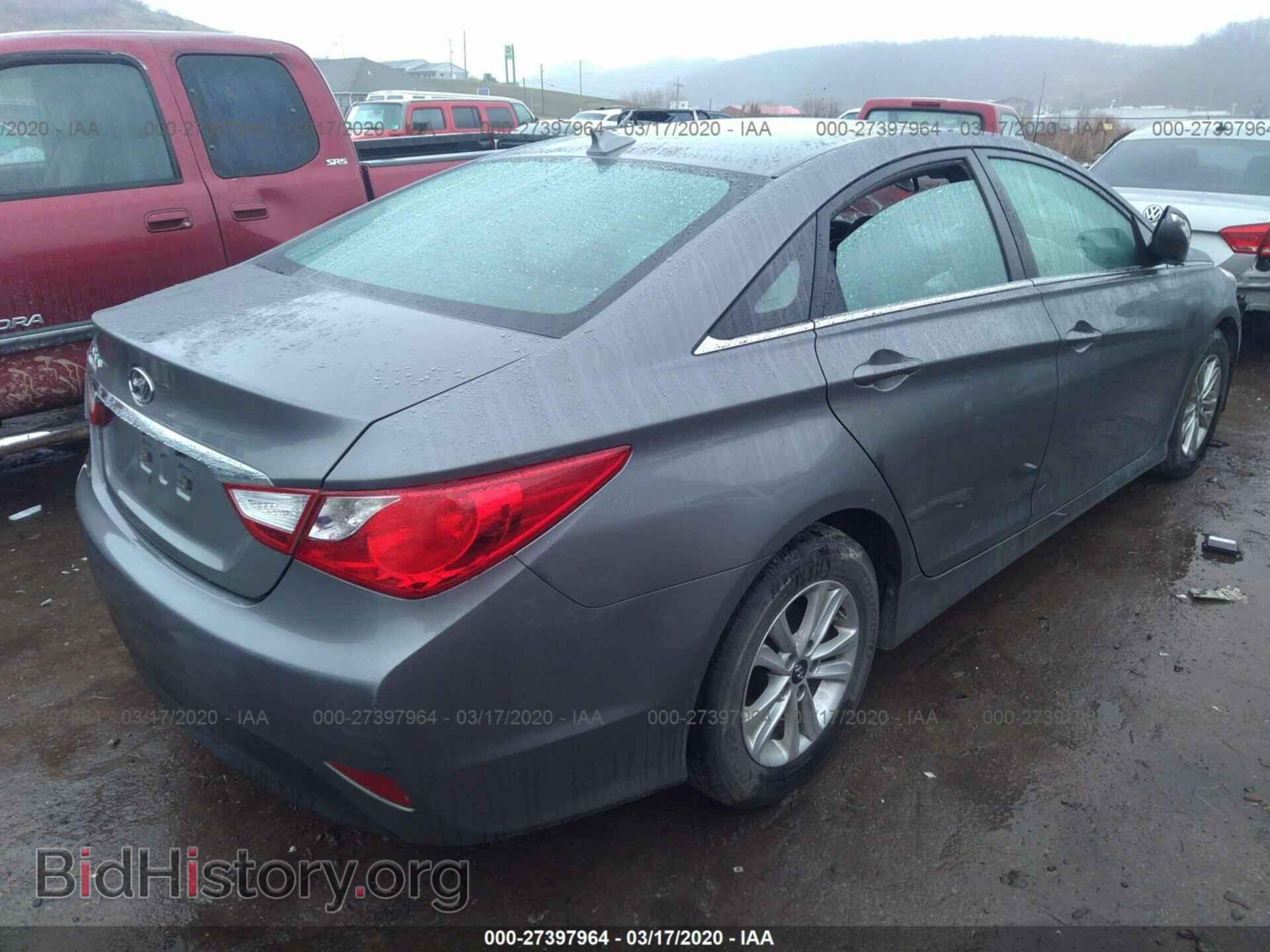 2014 HYUNDAI SONATA - VIN: 5NPEB4AC2EH821661 - Фото 4