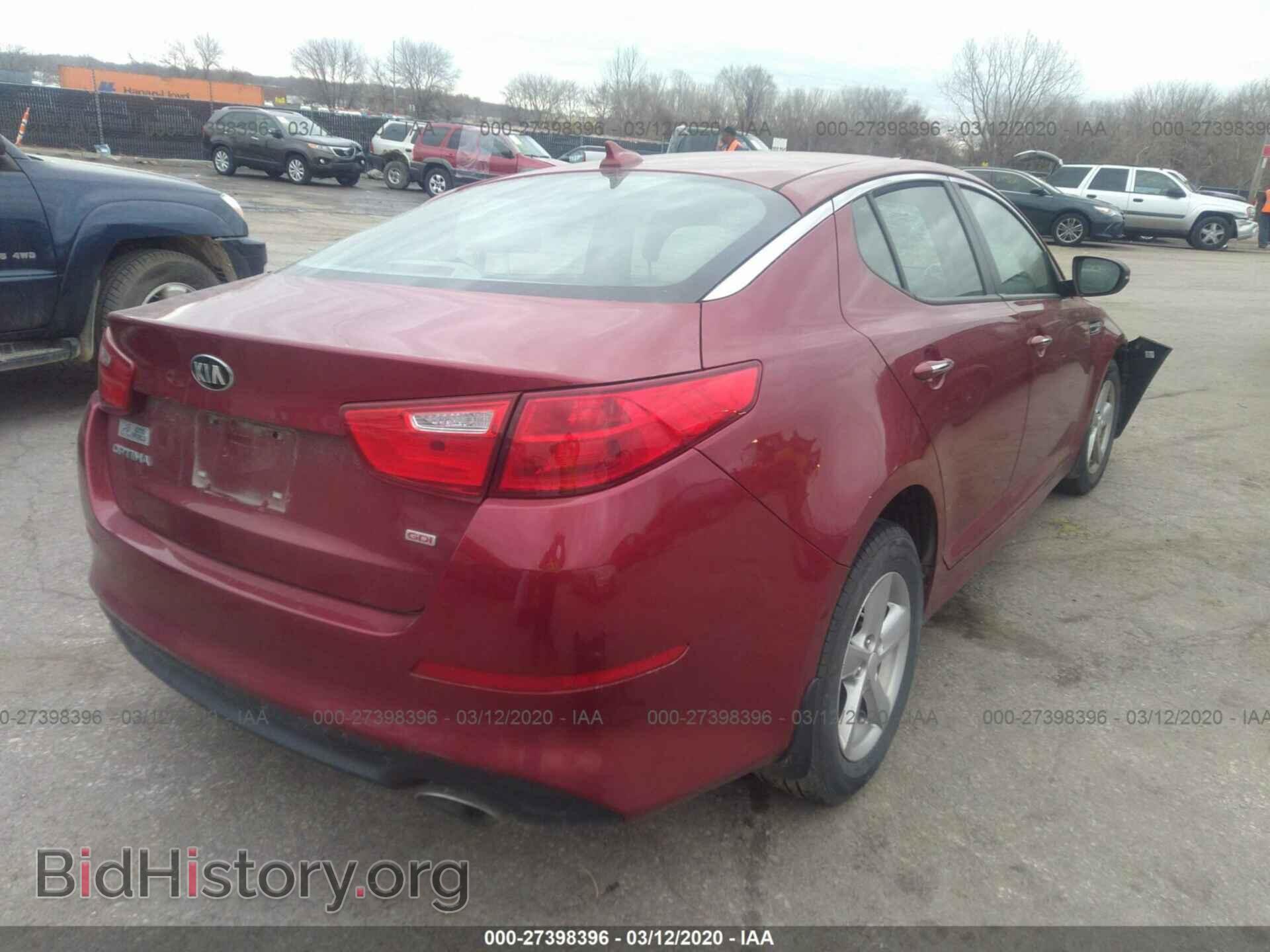 2015 KIA OPTIMA - VIN: 5XXGM4A72FG434692 - Фото 4