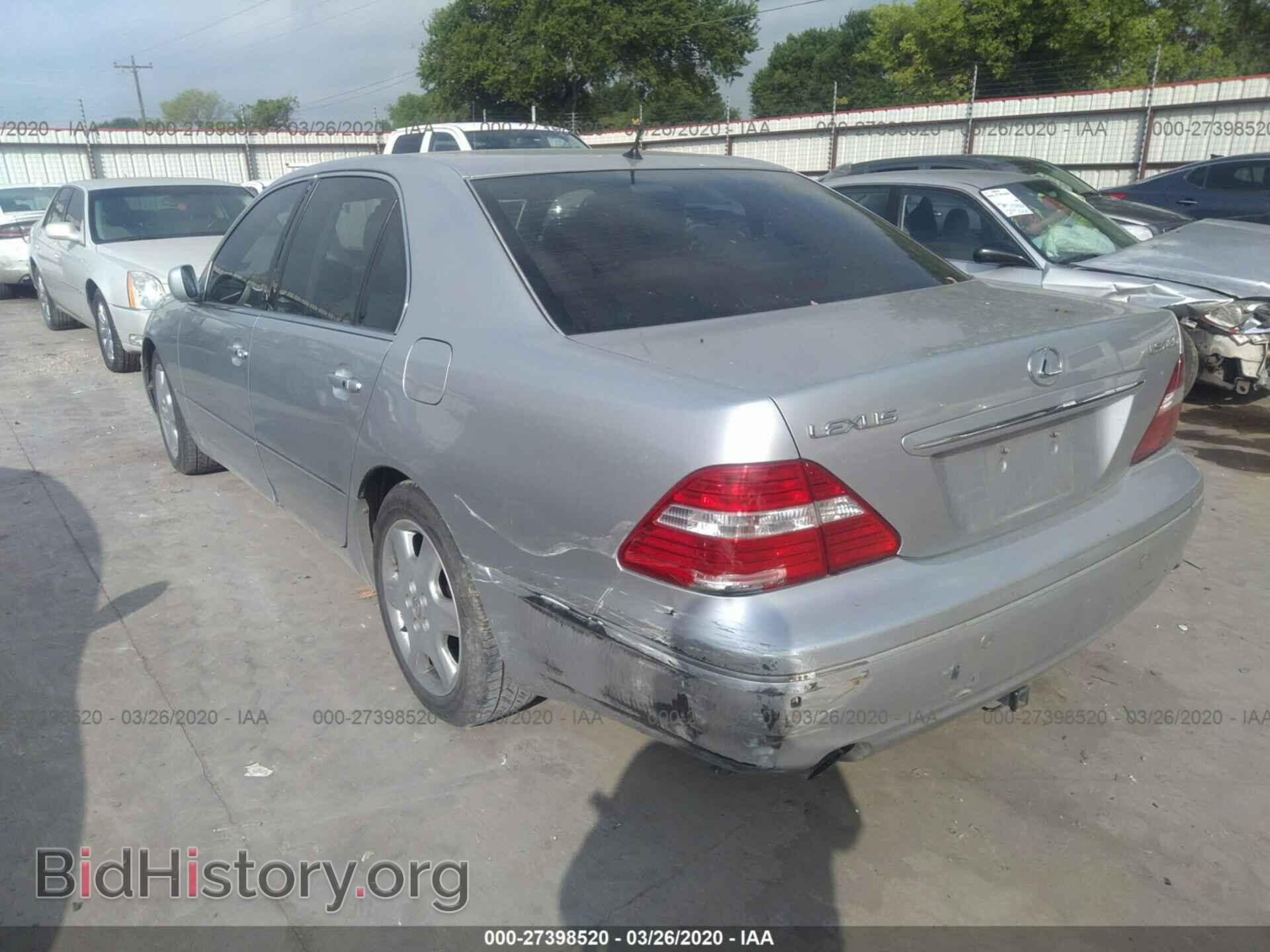 2004 LEXUS LS - VIN: JTHBN36F640148150 - Photo 3