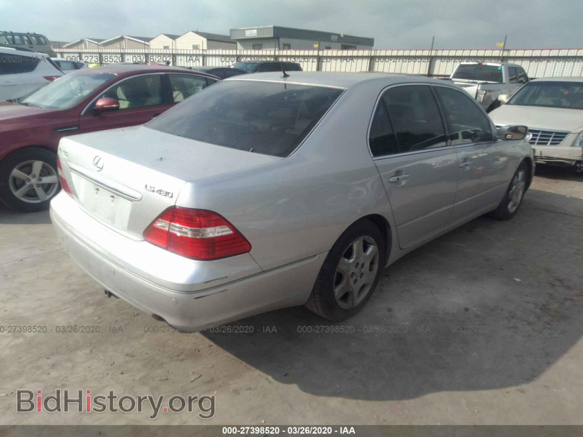 2004 LEXUS LS - VIN: JTHBN36F640148150 - Photo 4