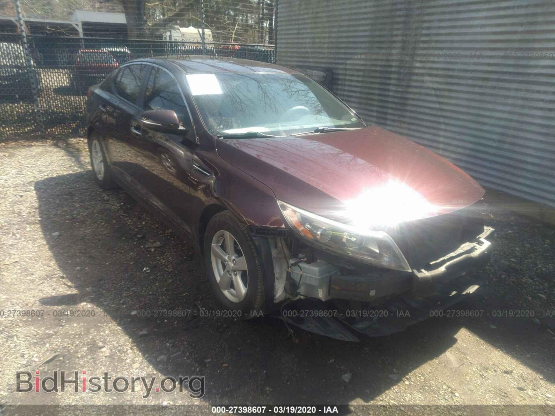 Фотография 5XXGM4A74EG317730 - KIA OPTIMA 2014
