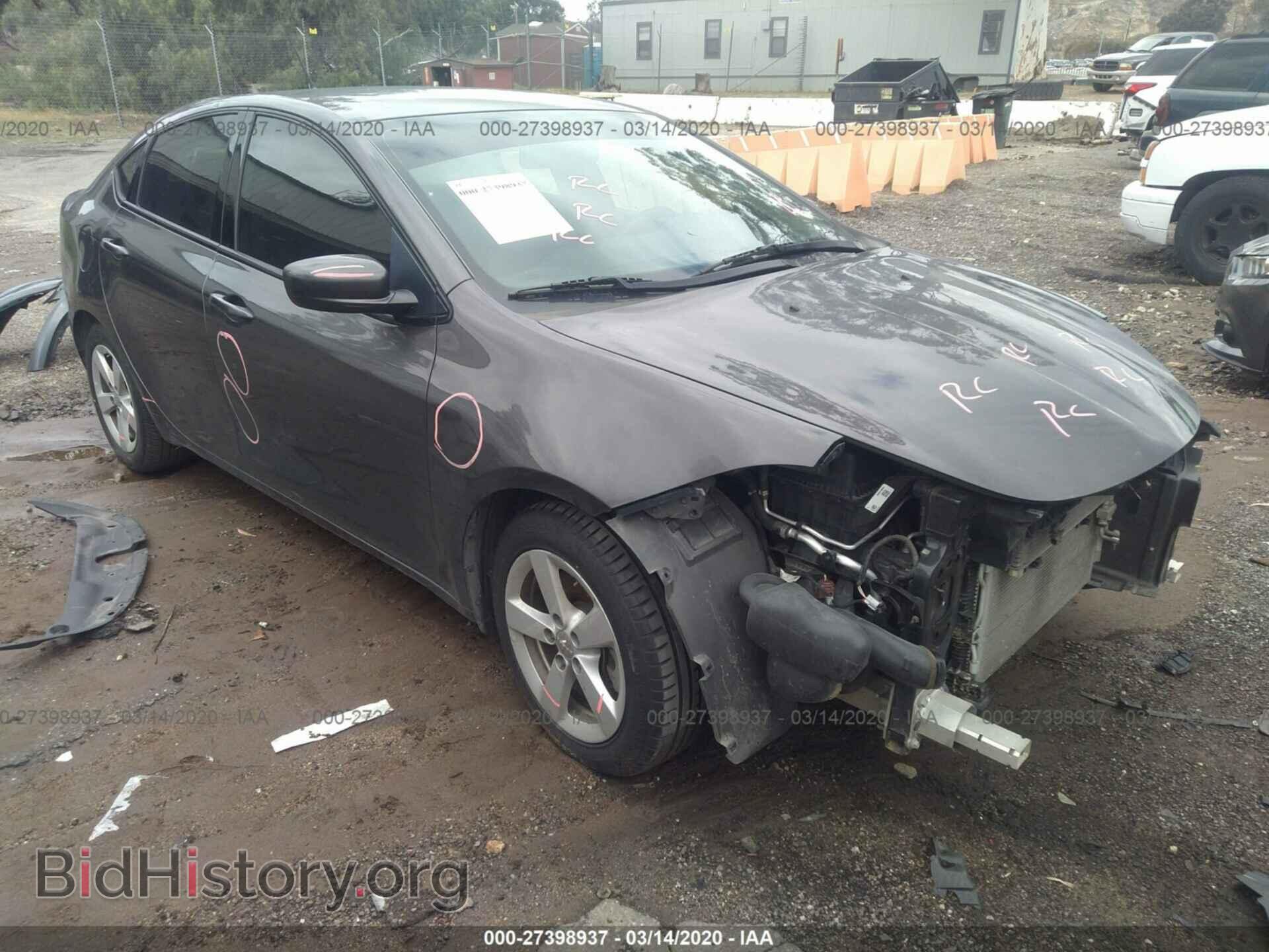 Фотография 1C3CDFBB2FD265267 - DODGE DART 2015