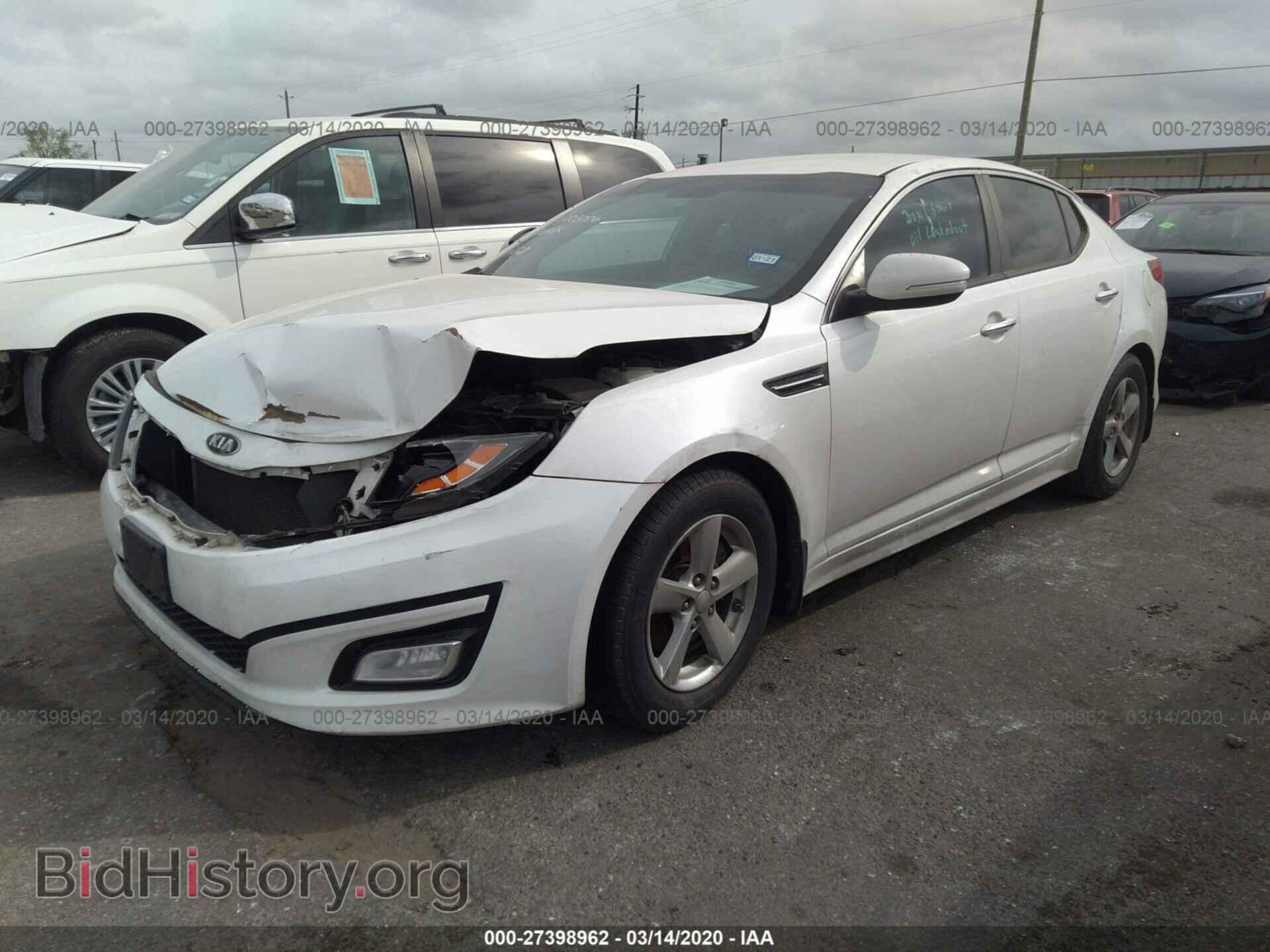 2015 KIA OPTIMA - VIN: KNAGM4A70F5632804 - Фото 2