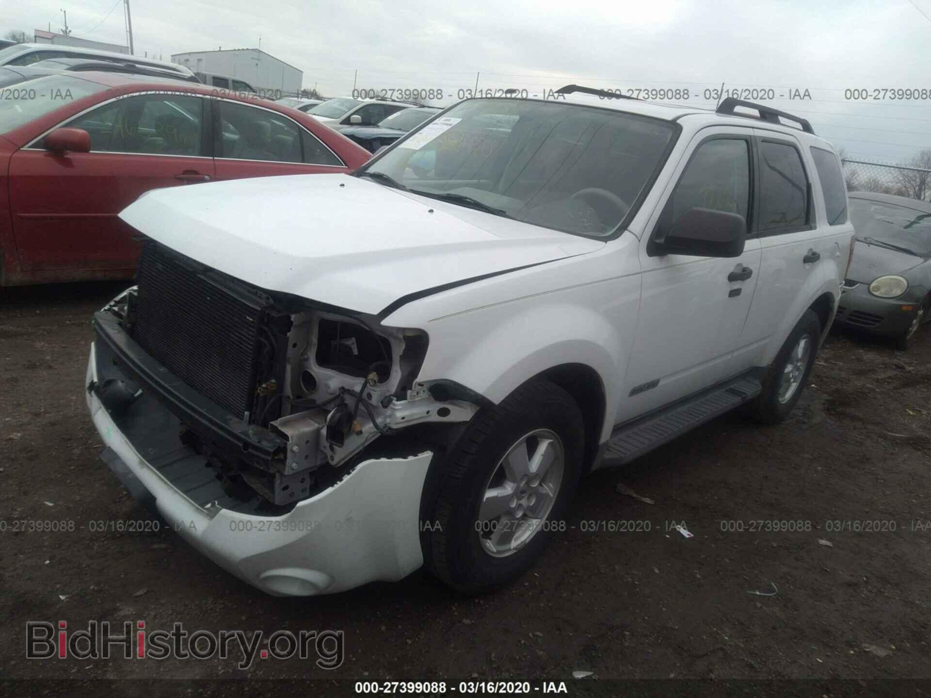 2008 FORD ESCAPE - VIN: 1FMCU03128KD00155 - Фото 2