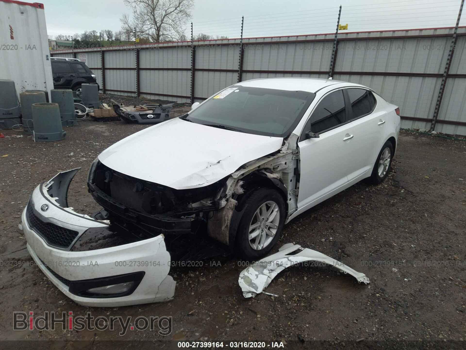 2013 KIA OPTIMA - VIN: KNAGM4A76D5423743 - Фото 2