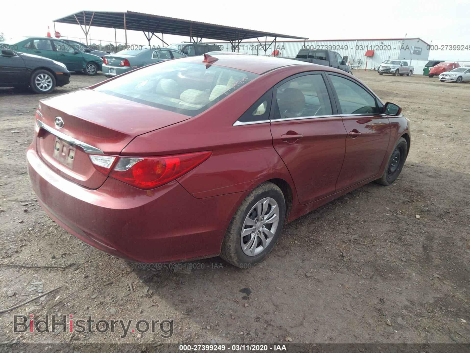 2012 HYUNDAI SONATA - VIN: 5NPEB4AC8CH427255 - Фото 4