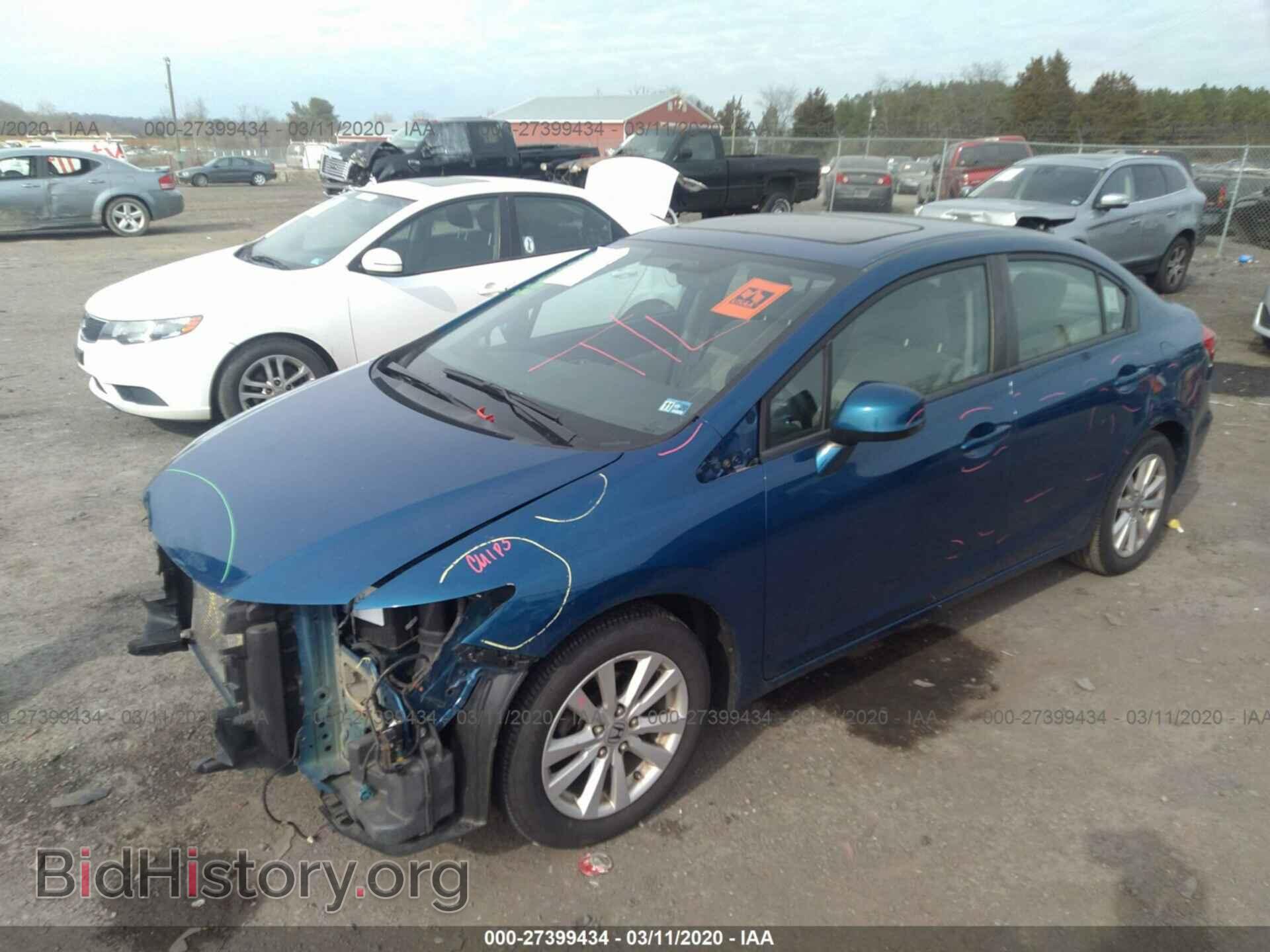 2012 HONDA CIVIC - VIN: 2HGFB2F8XCH511178 - Photo 2