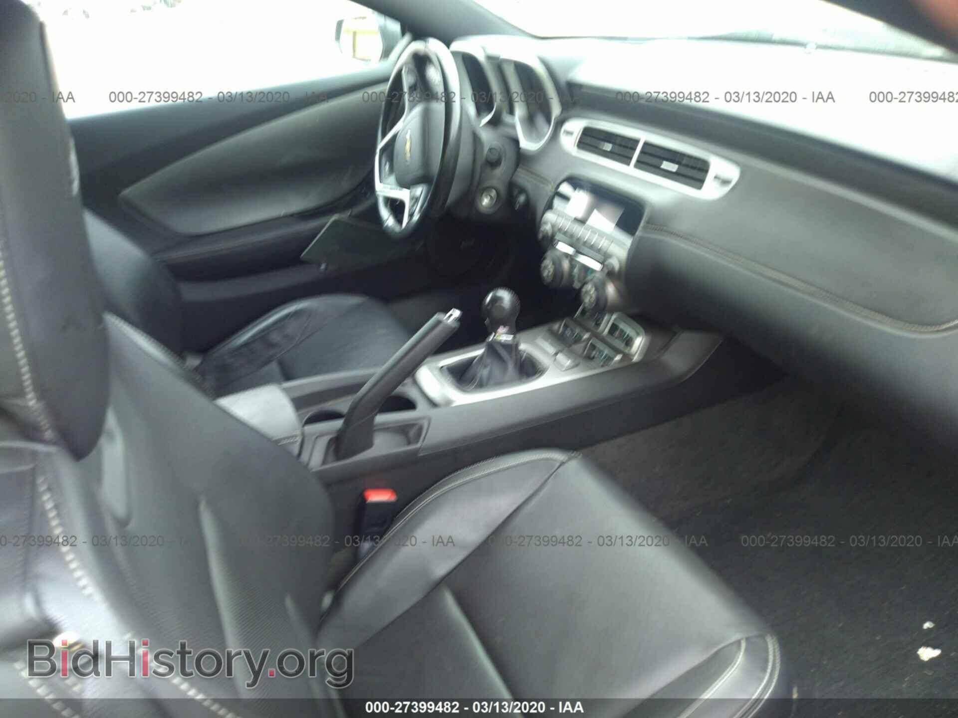 2012 CHEVROLET CAMARO - VIN: 2G1FT3DW1C9173014 - Фото 5