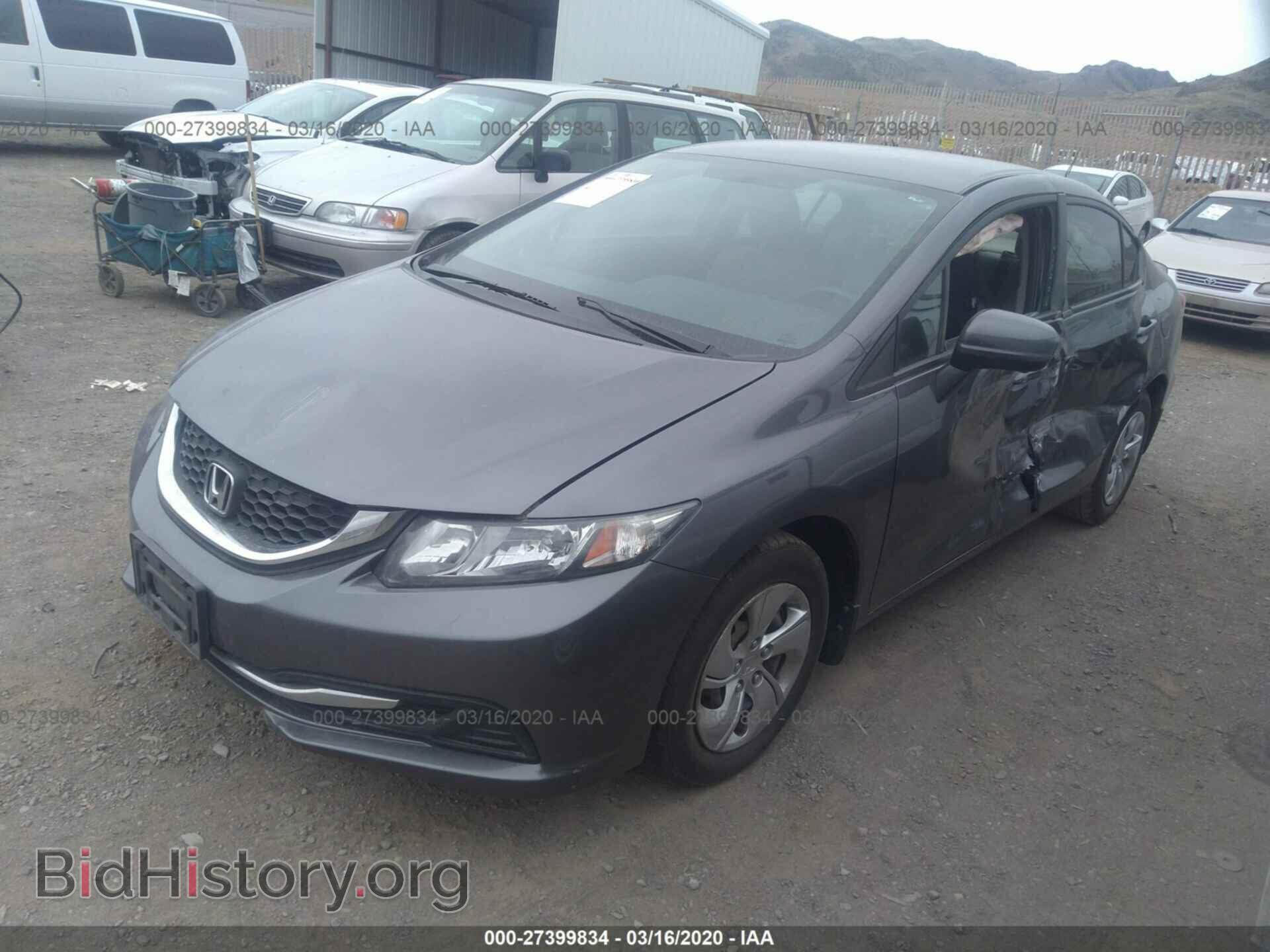 2014 HONDA CIVIC - VIN: 19XFB2F58EE250457 - Фото 2