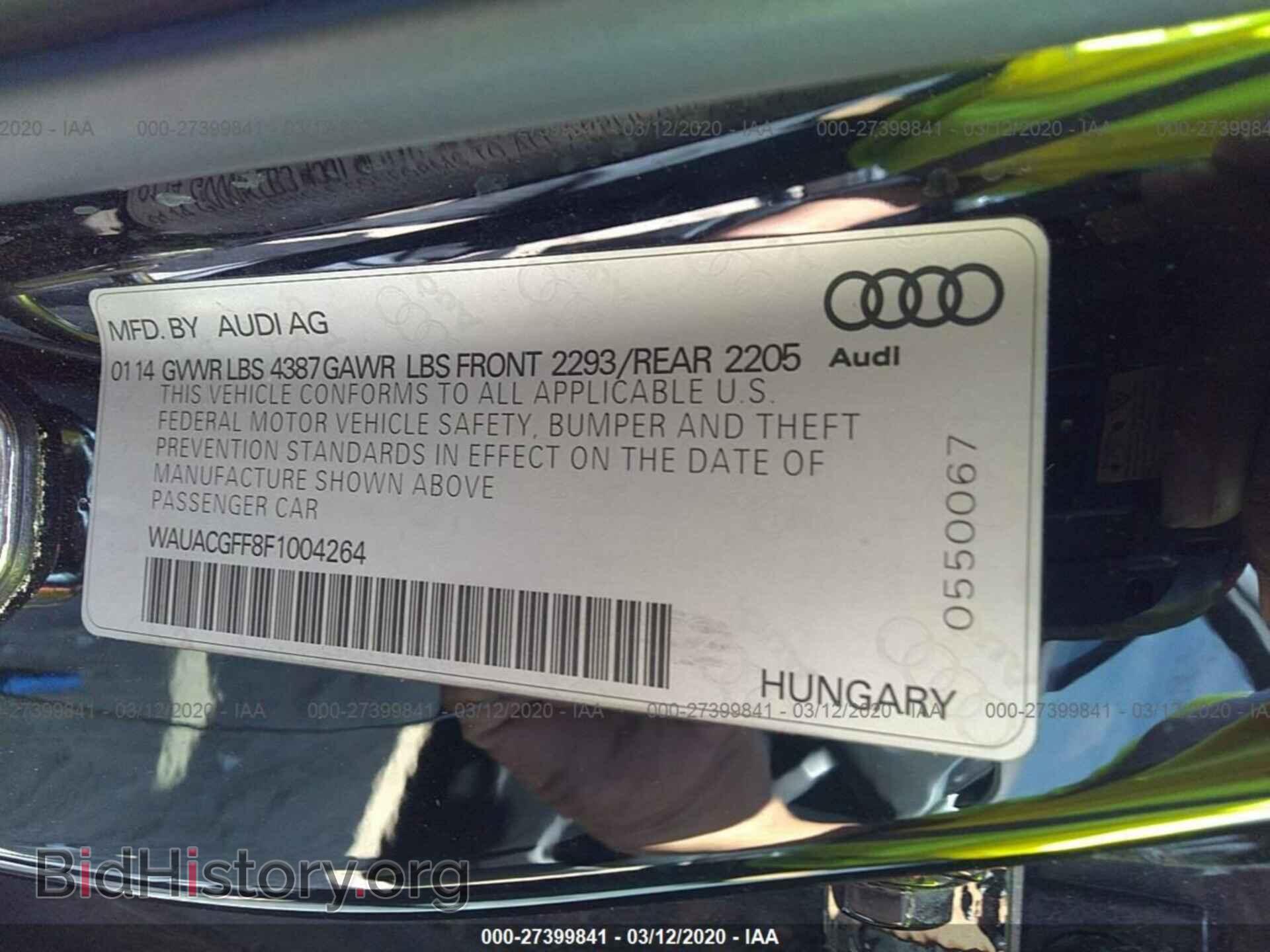 2015 AUDI A3 - VIN: WAUACGFF8F1004264 - Photo 9