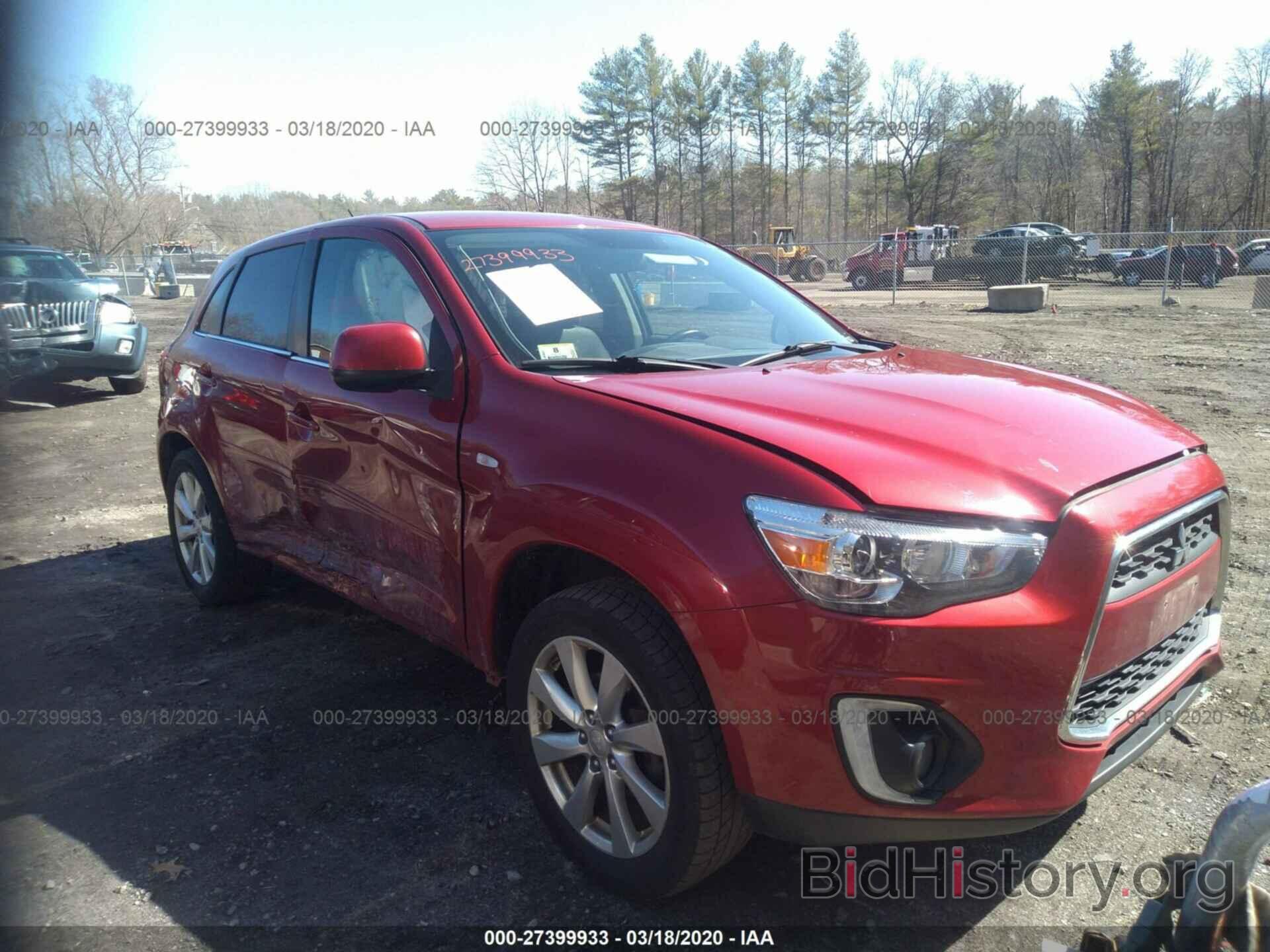 Photo 4A4AR4AU8FE030838 - MITSUBISHI OUTLANDER SPORT 2015