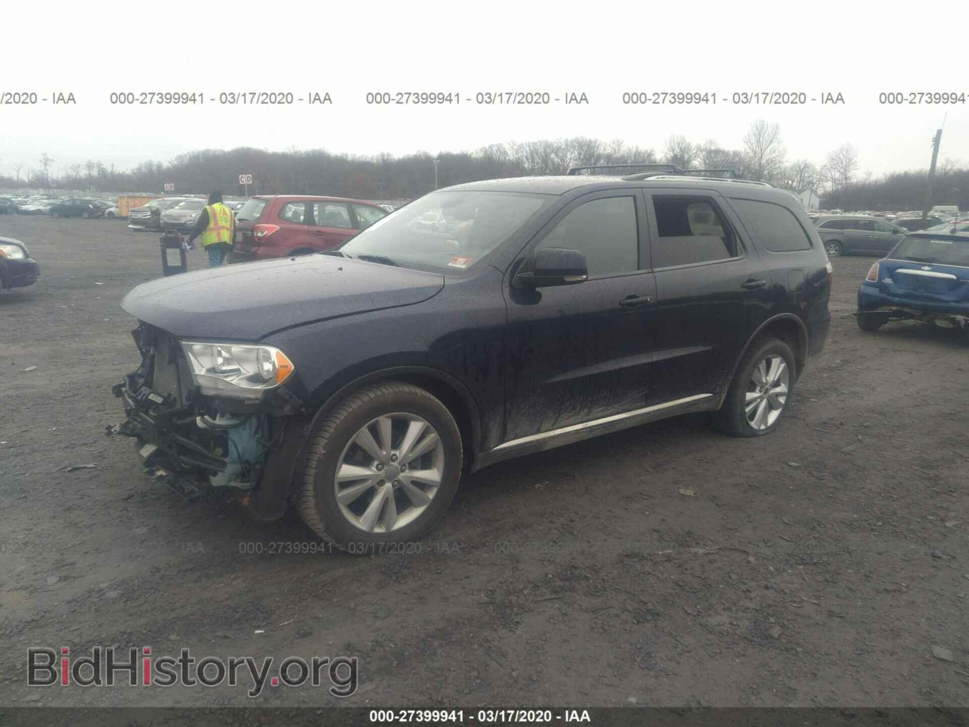 2012 DODGE DURANGO - VIN: 1C4RDJDGXCC164299 - Фото 2