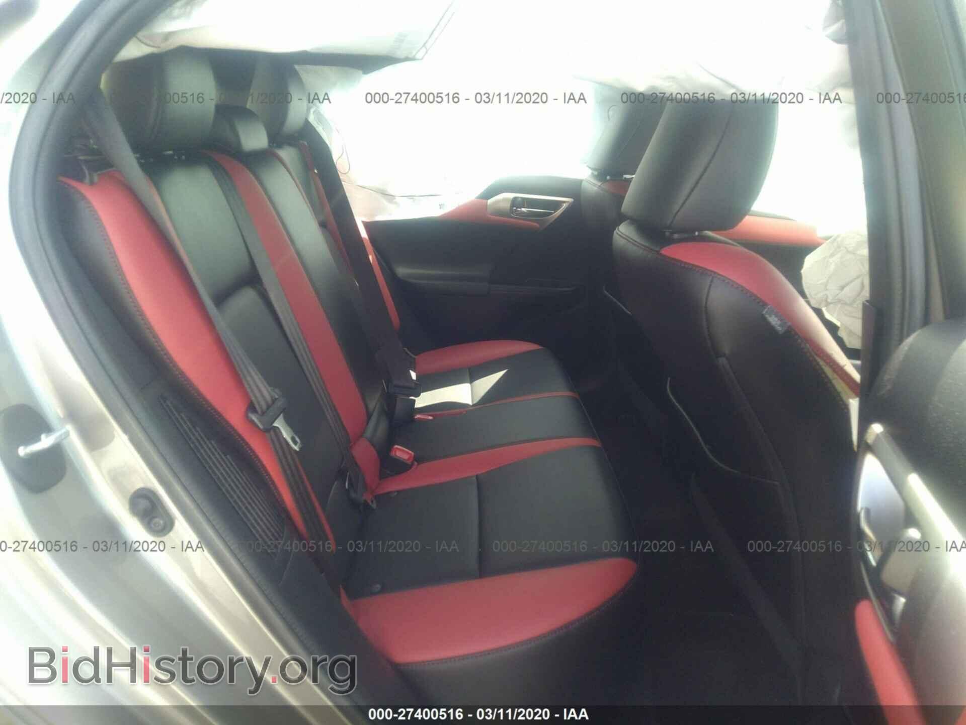 2016 LEXUS CT - VIN: JTHKD5BHXG2272050 - Фото 8