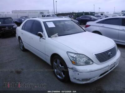 2005 Lexus LS 430, white — VIN JTHBN36F655004330, IAAI